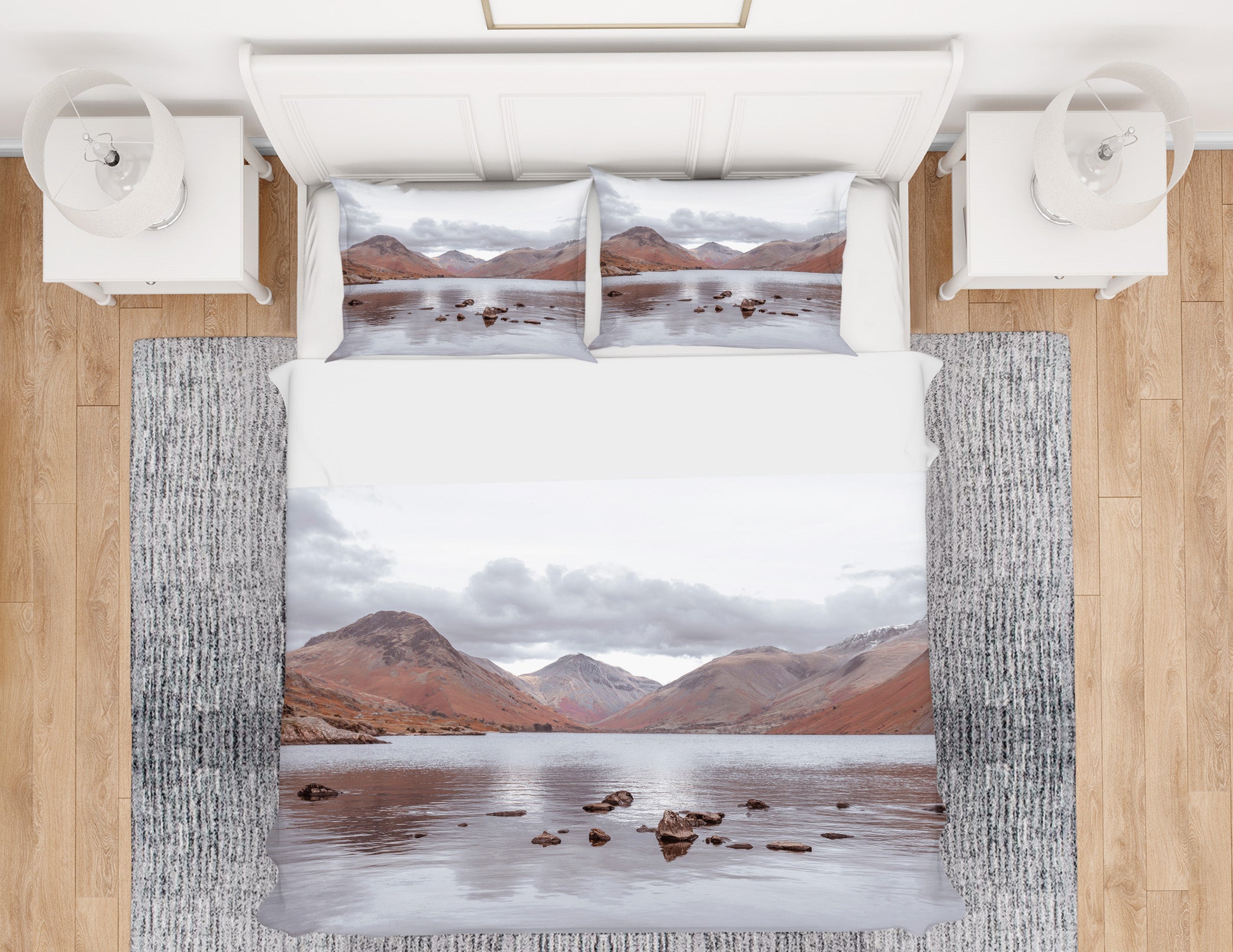 3D Landscape Stone 8658 Assaf Frank Bedding Bed Pillowcases Quilt