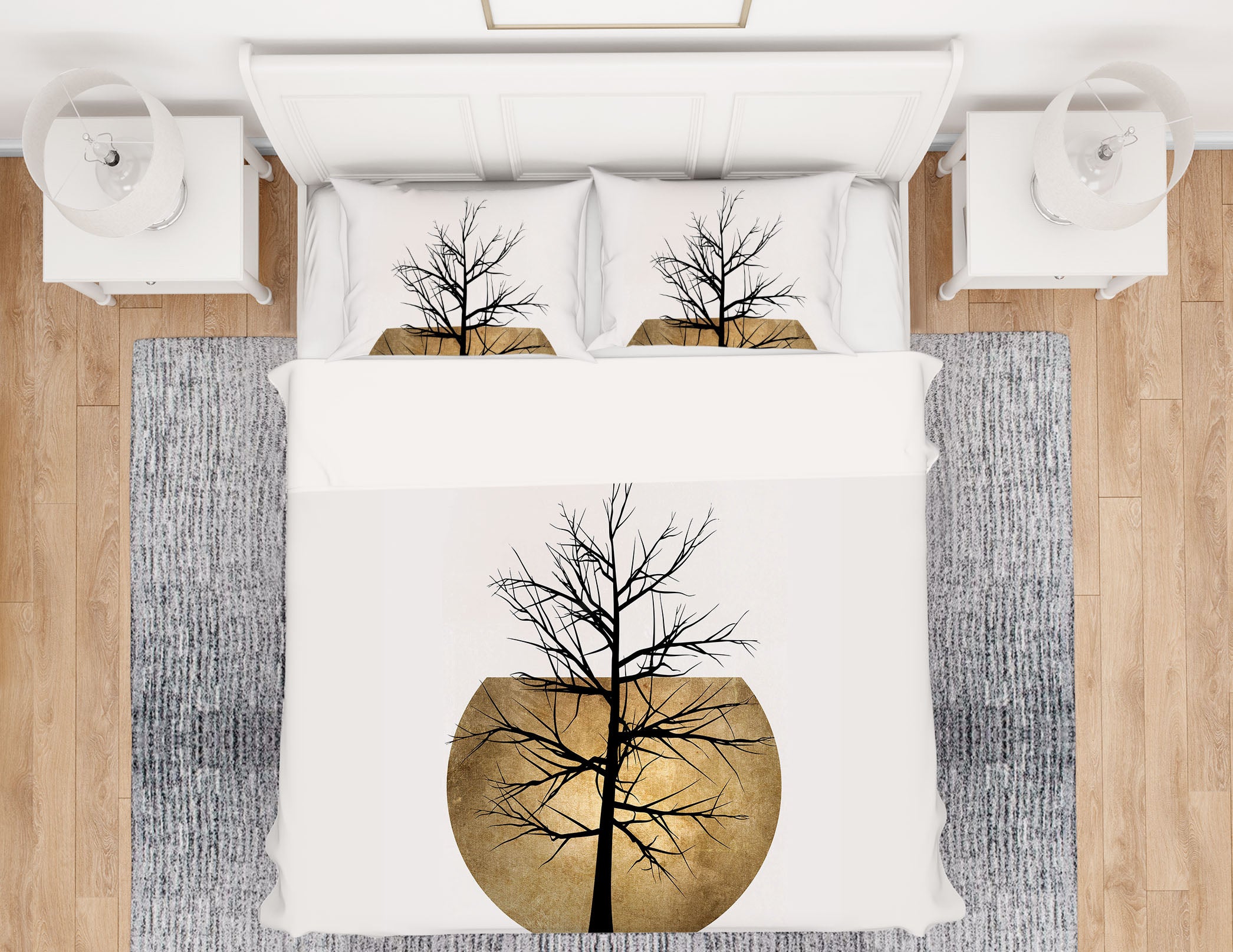3D Black Tree 155 Boris Draschoff Bedding Bed Pillowcases Quilt