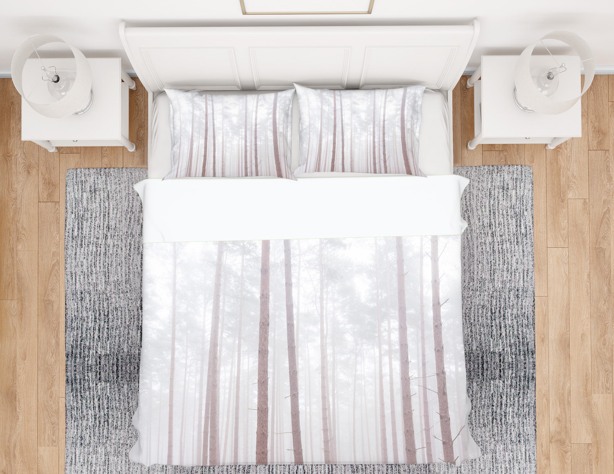 3D Tall Trees 6991 Assaf Frank Bedding Bed Pillowcases Quilt Cover Duvet Cover