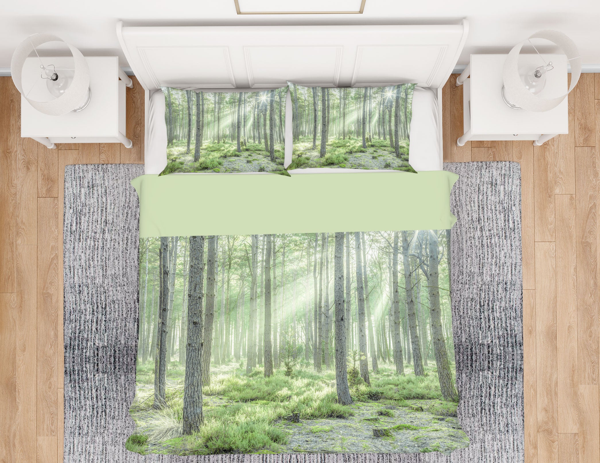 3D Woods Sunshine 8641 Assaf Frank Bedding Bed Pillowcases Quilt