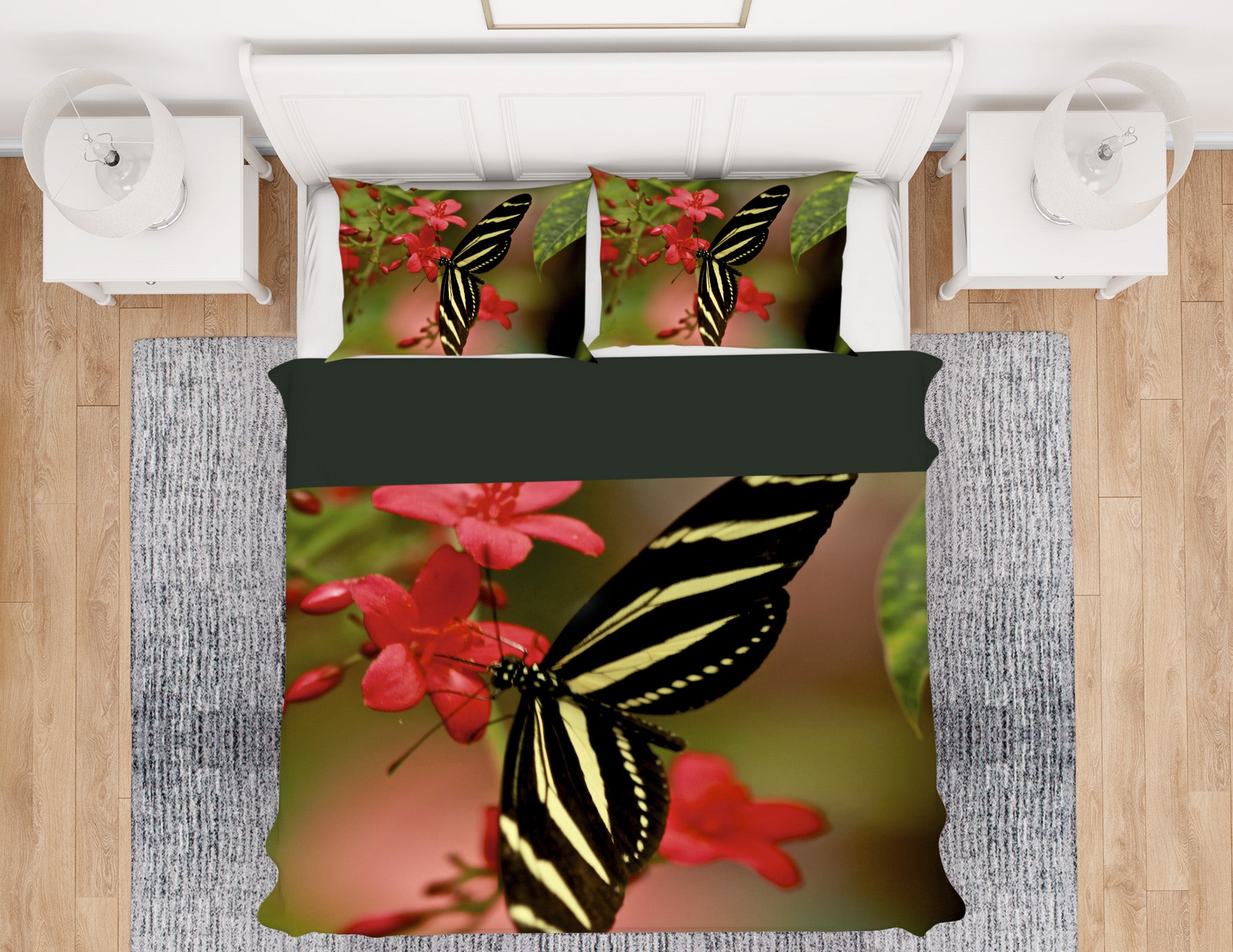 3D Butterfly 2139 Kathy Barefield Bedding Bed Pillowcases Quilt