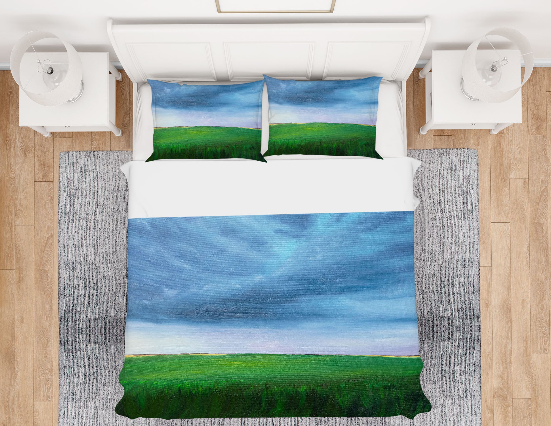 3D Lawn Sky 1775 Marina Zotova Bedding Bed Pillowcases Quilt