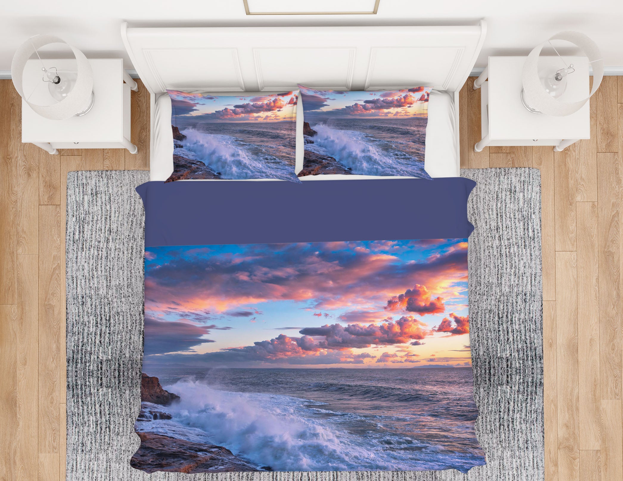 3D Sea Wave 2106 Marco Carmassi Bedding Bed Pillowcases Quilt