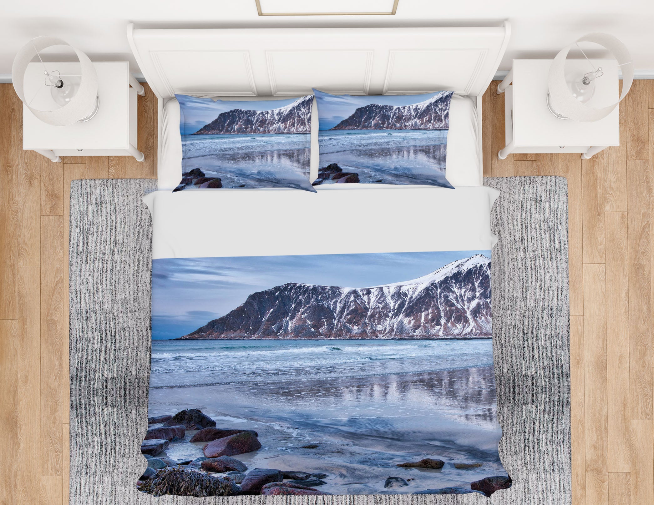 3D Glacier 2140 Marco Carmassi Bedding Bed Pillowcases Quilt