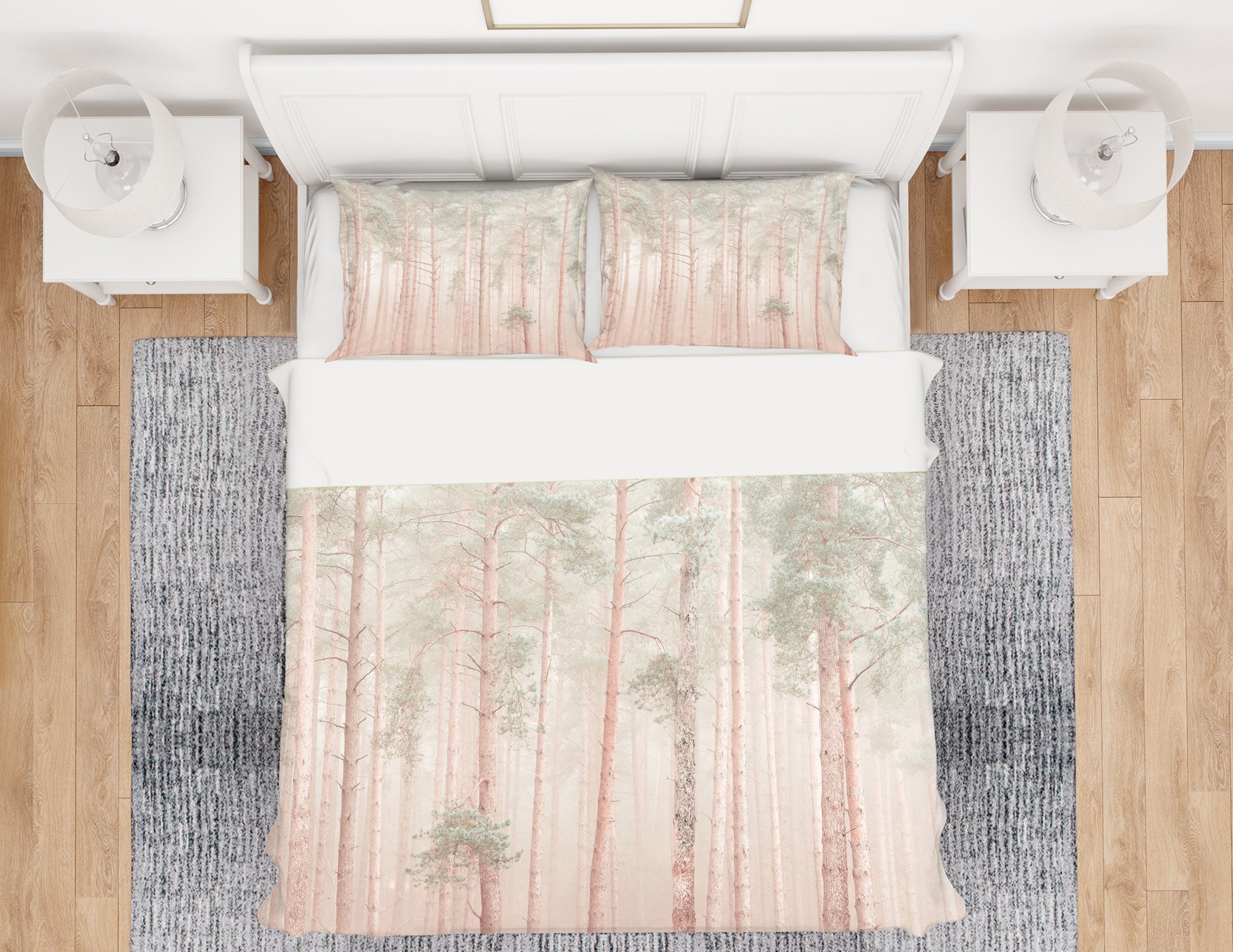 3D Foggy Tree 7016 Assaf Frank Bedding Bed Pillowcases Quilt Cover Duvet Cover