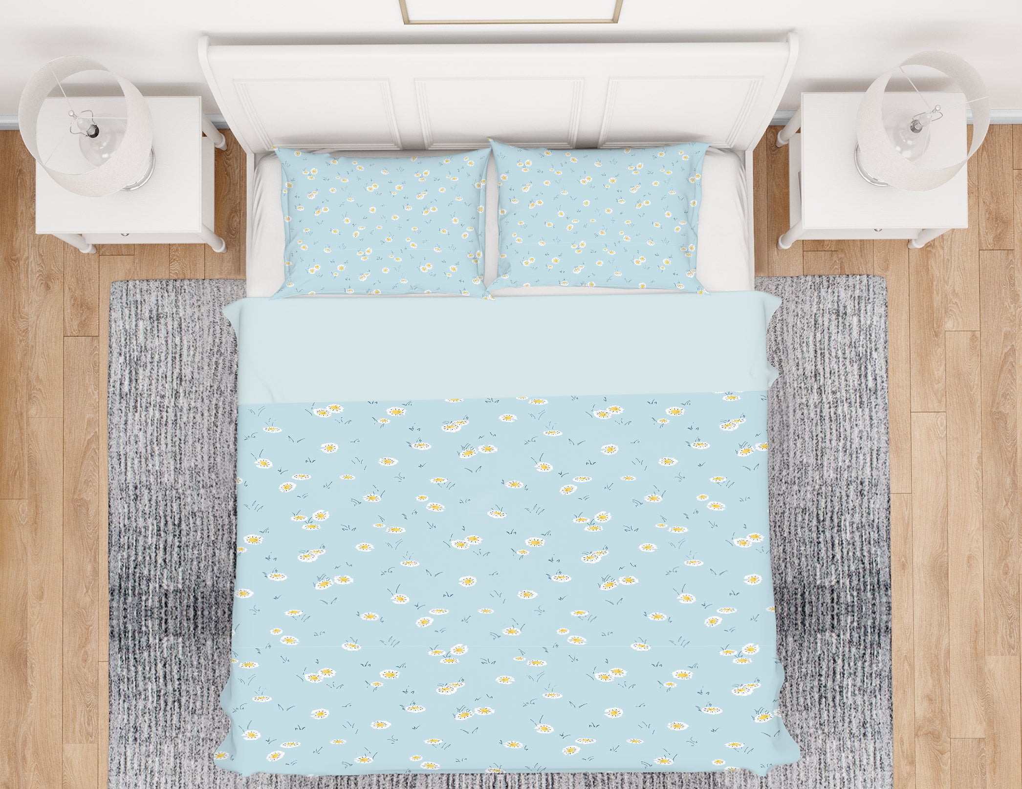 3D Small Daisy Pattern 109134 Kashmira Jayaprakash Bedding Bed Pillowcases Quilt