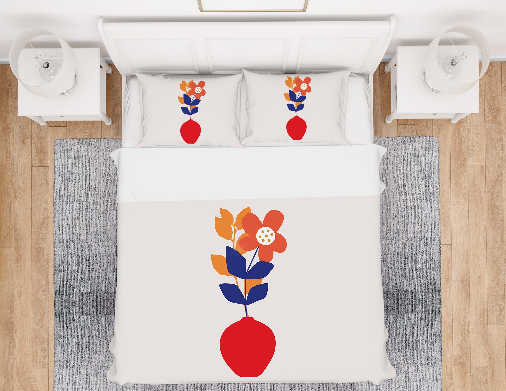 3D Red Vase 228 Boris Draschoff Bedding Bed Pillowcases Quilt
