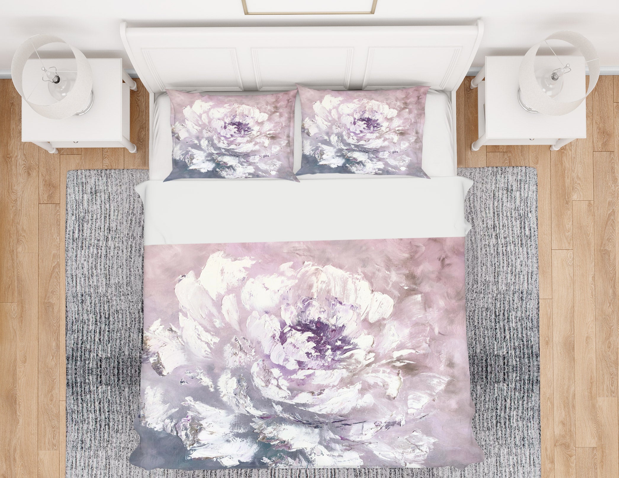 3D Watercolor Flowers 458 Skromova Marina Bedding Bed Pillowcases Quilt