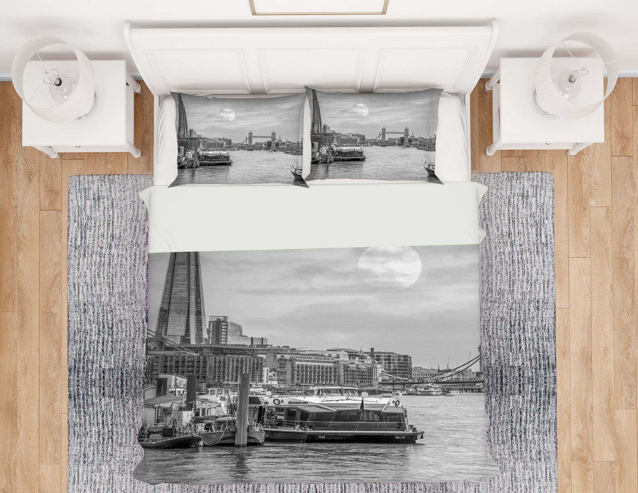 3D Bridge Building 6961 Assaf Frank Bedding Bed Pillowcases Quilt Cover Duvet Cover