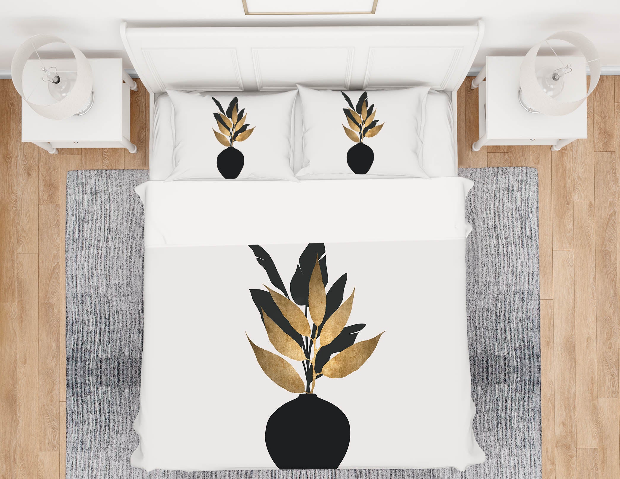 3D Black Vase 119 Boris Draschoff Bedding Bed Pillowcases Quilt