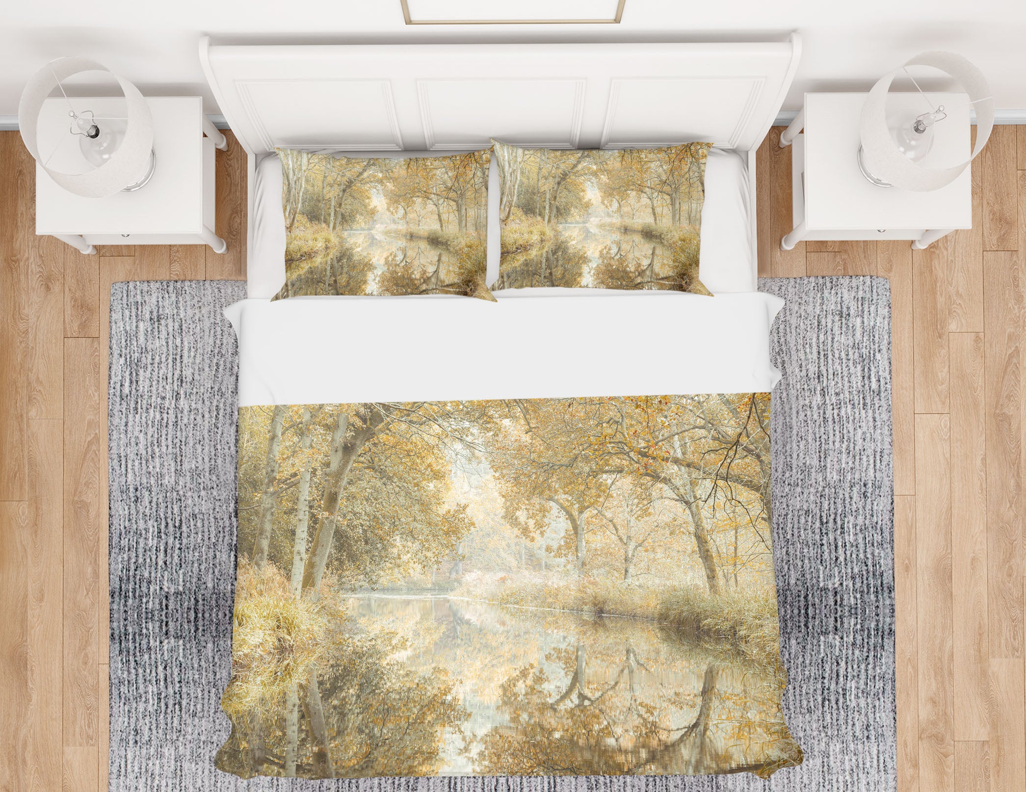 3D Grove River 8660 Assaf Frank Bedding Bed Pillowcases Quilt