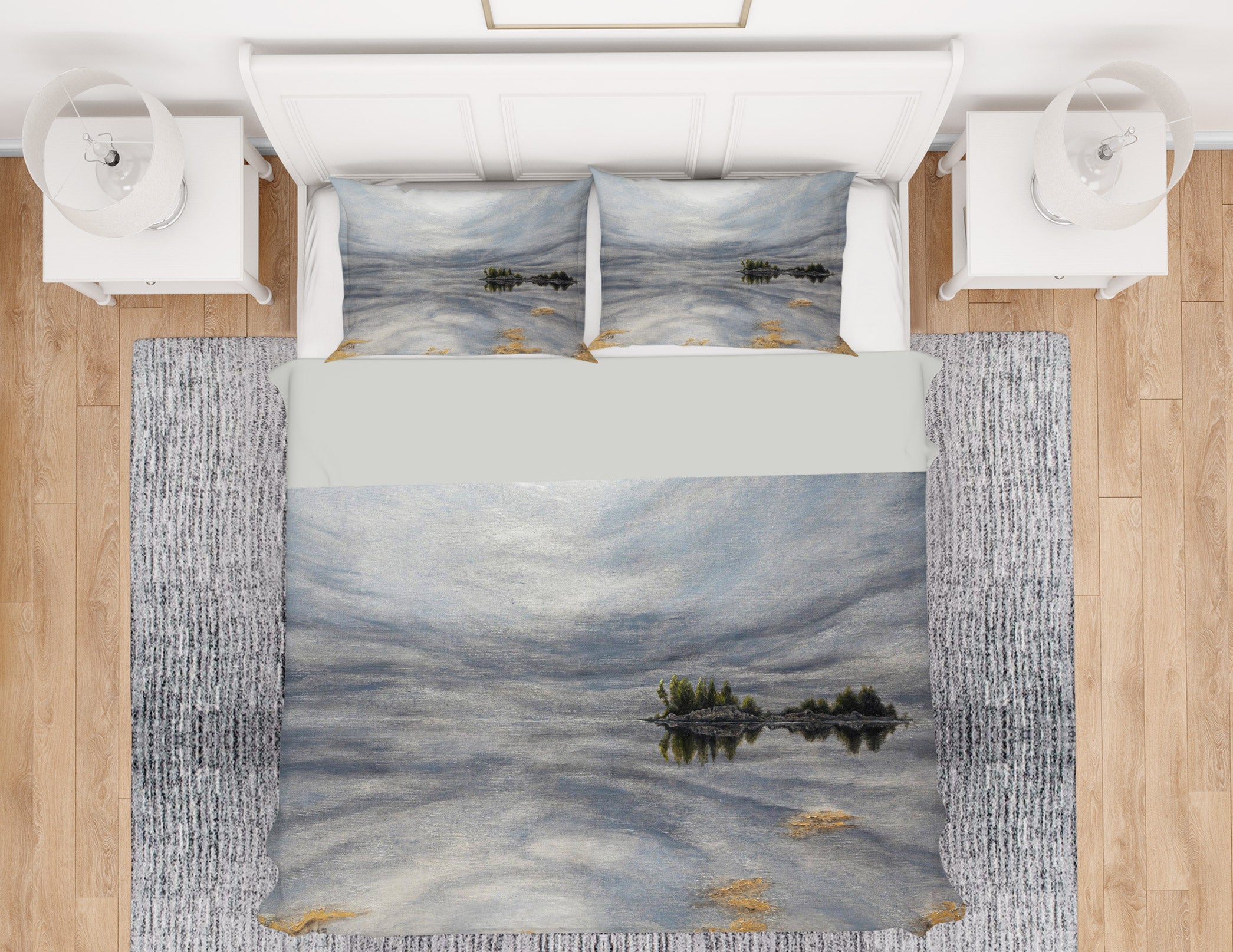 3D Grey Sky 1754 Marina Zotova Bedding Bed Pillowcases Quilt