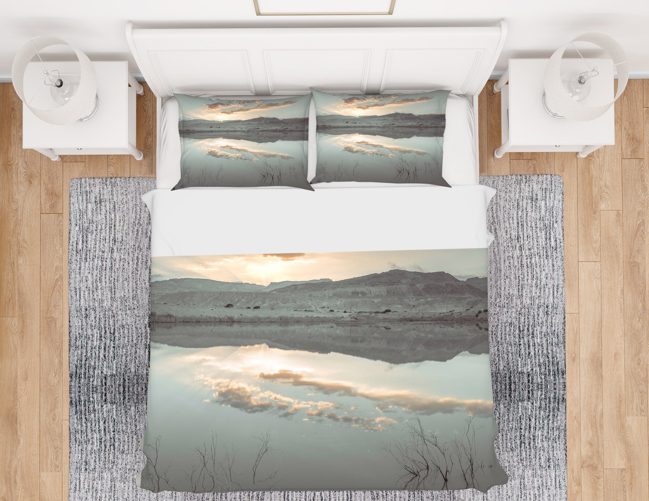 3D Cloud Reflection 1028 Assaf Frank Bedding Bed Pillowcases Quilt