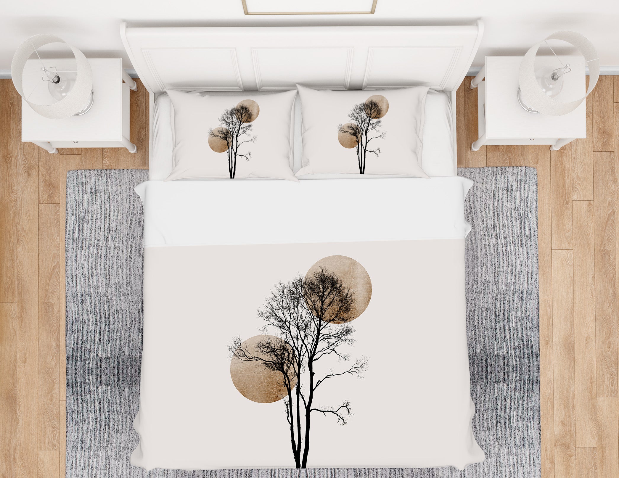 3D Moon Tree Pattern 214 Boris Draschoff Bedding Bed Pillowcases Quilt