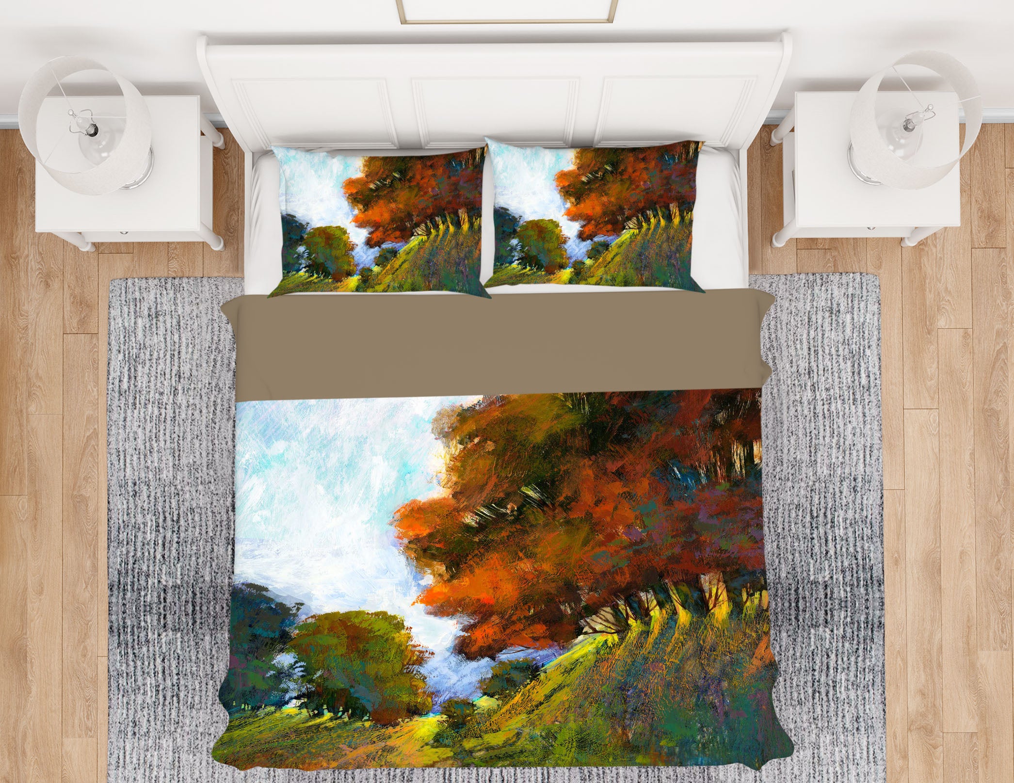 3D Autumn Maple 1014 Michael Tienhaara Bedding Bed Pillowcases Quilt