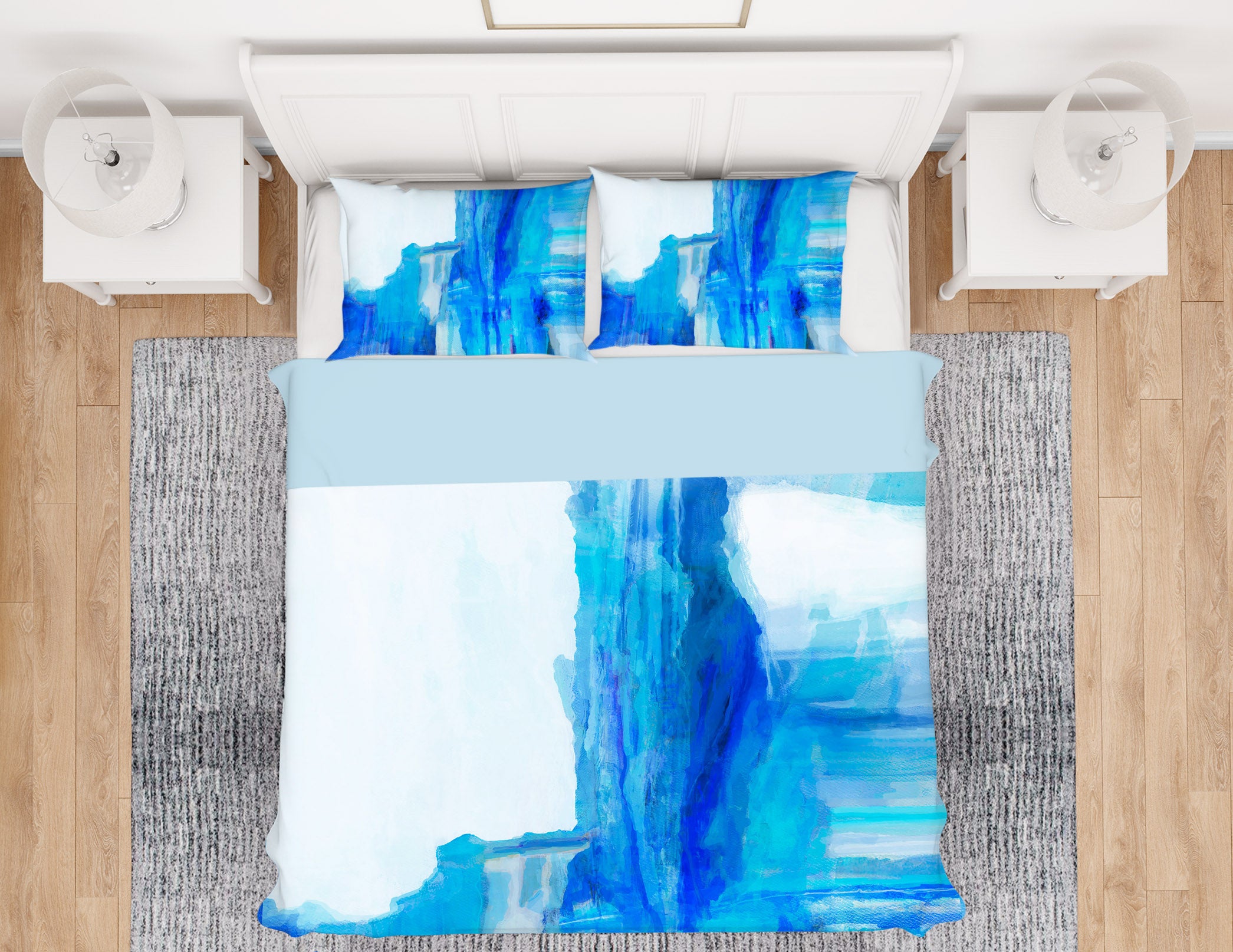 3D Blue Graffiti 2123 Michael Tienhaara Bedding Bed Pillowcases Quilt