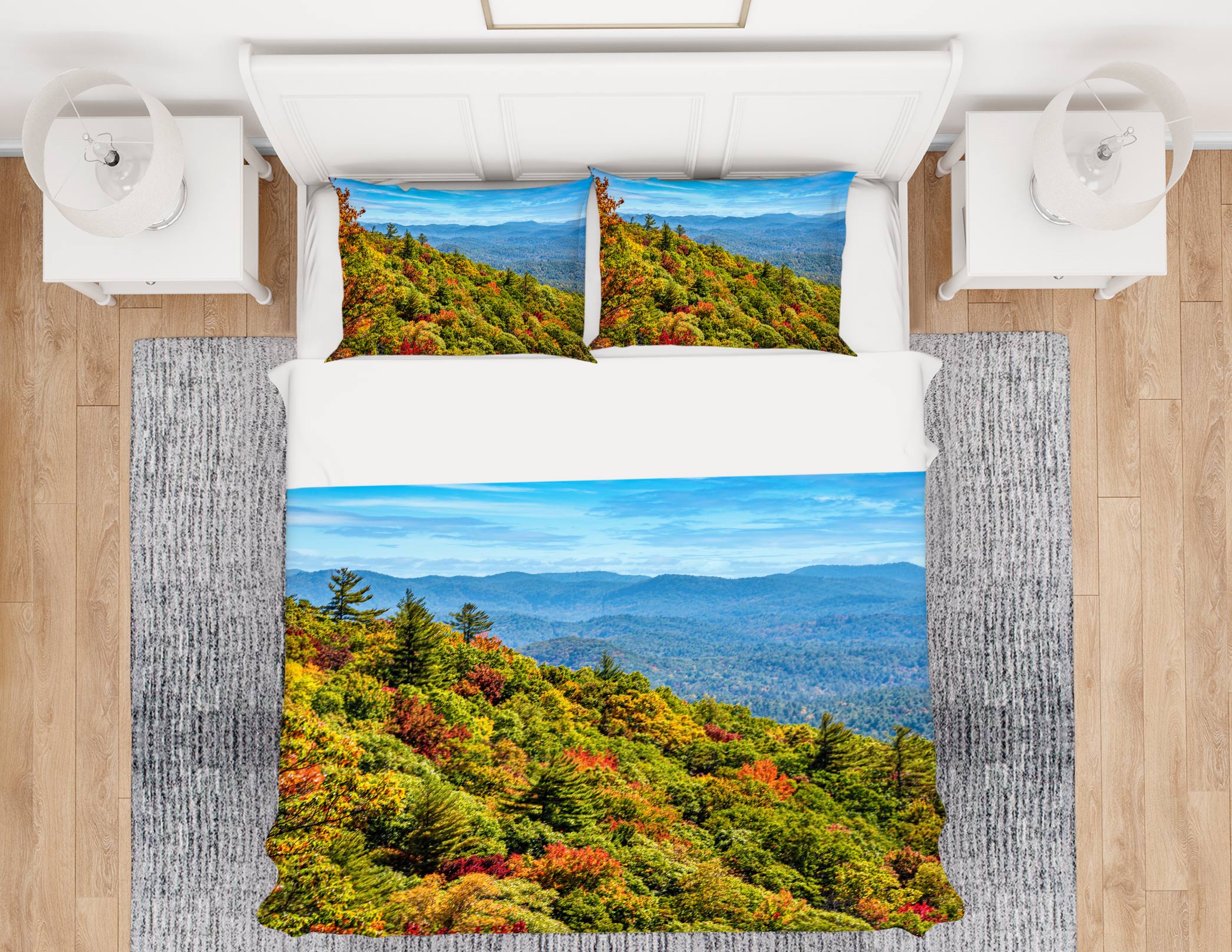 3D Woods Hill 8562 Beth Sheridan Bedding Bed Pillowcases Quilt