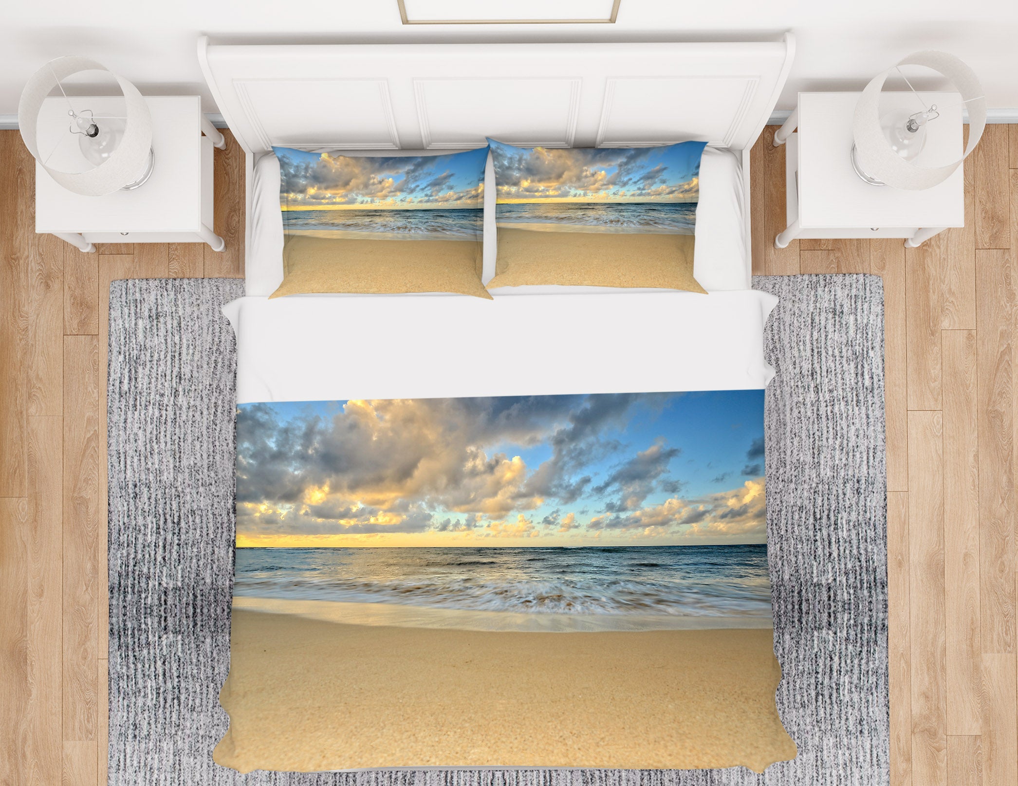 3D Beach 62191 Kathy Barefield Bedding Bed Pillowcases Quilt
