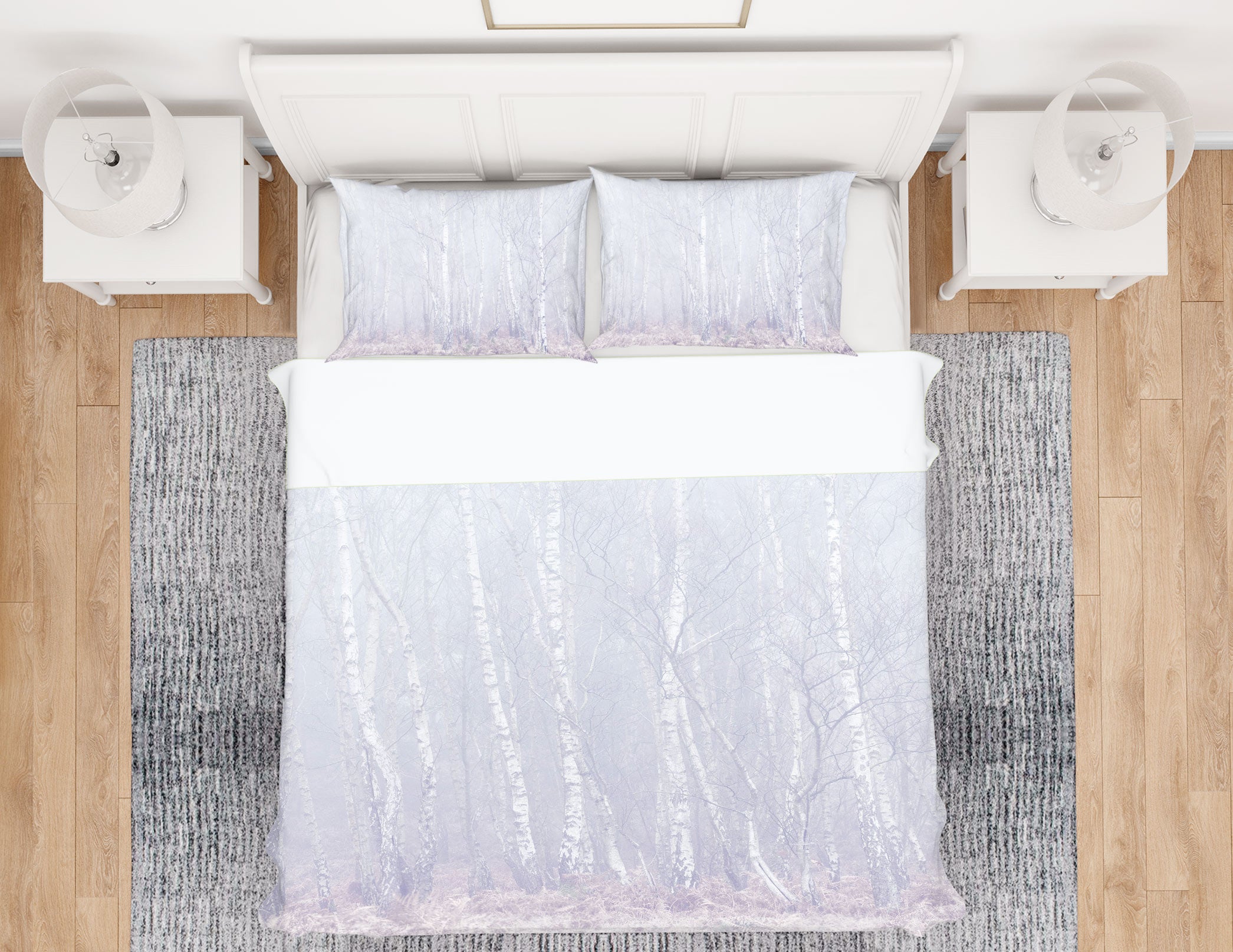 3D White Woods 7014 Assaf Frank Bedding Bed Pillowcases Quilt Cover Duvet Cover