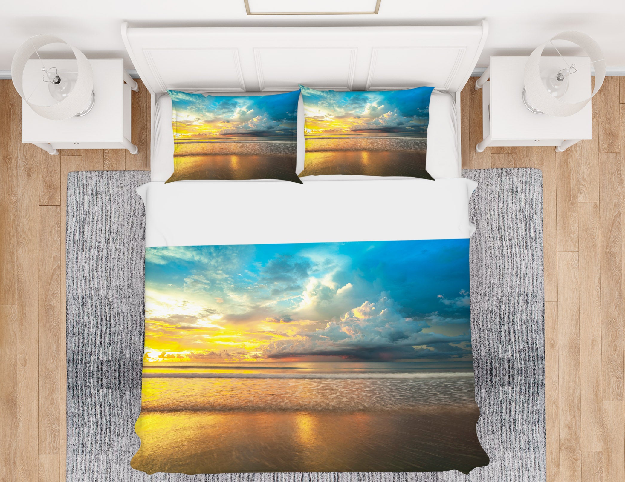3D Beach Sky 85158 Assaf Frank Bedding Bed Pillowcases Quilt