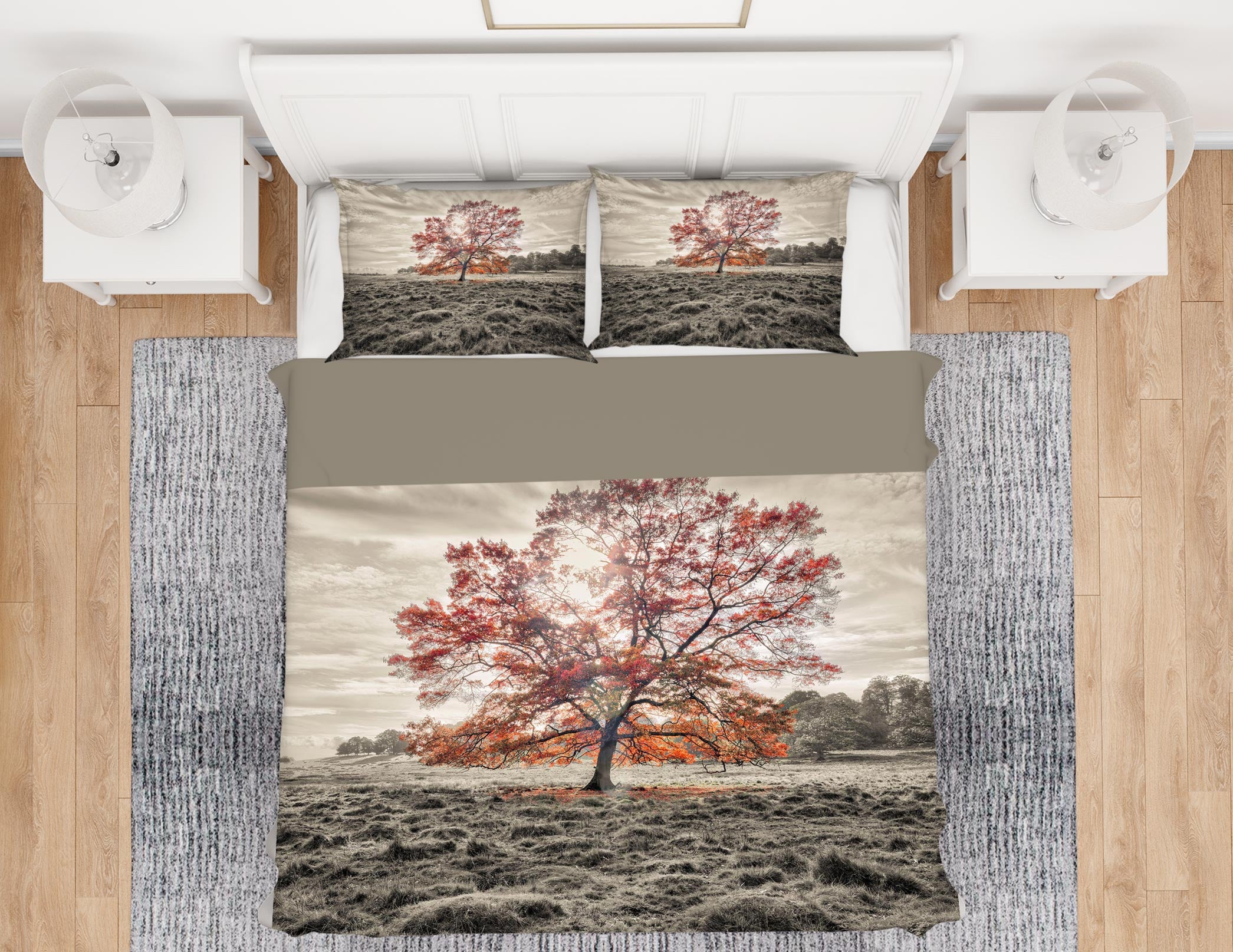 3D Prairie Tree 1063 Assaf Frank Bedding Bed Pillowcases Quilt