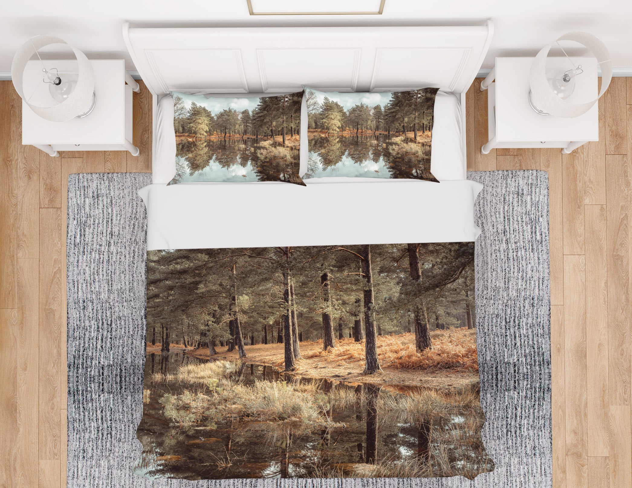 3D Forest Scenery 7171 Assaf Frank Bedding Bed Pillowcases Quilt Cover Duvet Cover