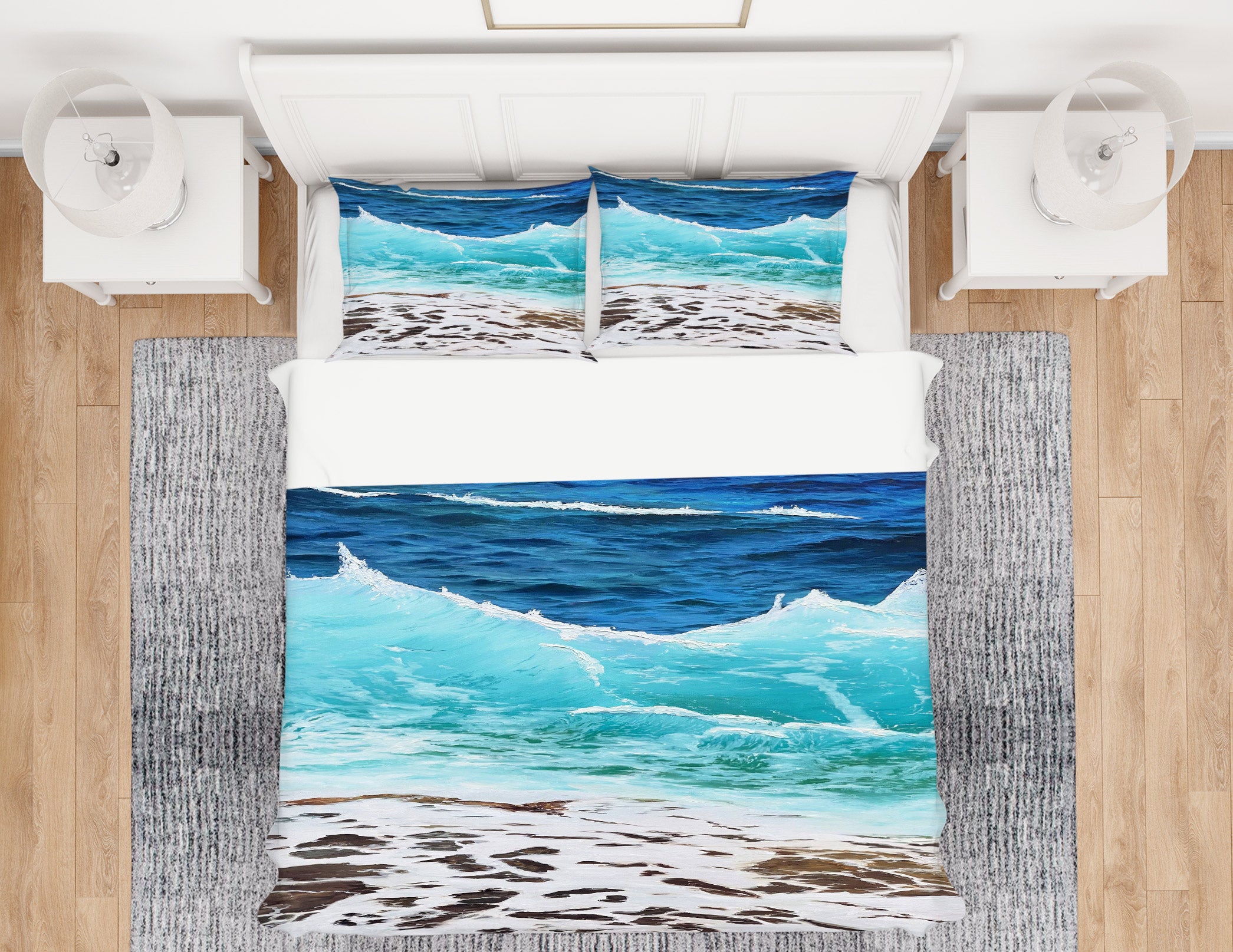 3D Sea Tide 9798 Marina Zotova Bedding Bed Pillowcases Quilt