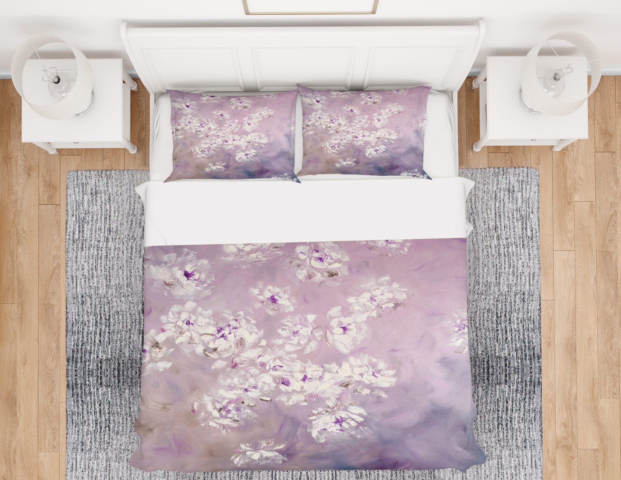 3D Pink Flower 515 Skromova Marina Bedding Bed Pillowcases Quilt