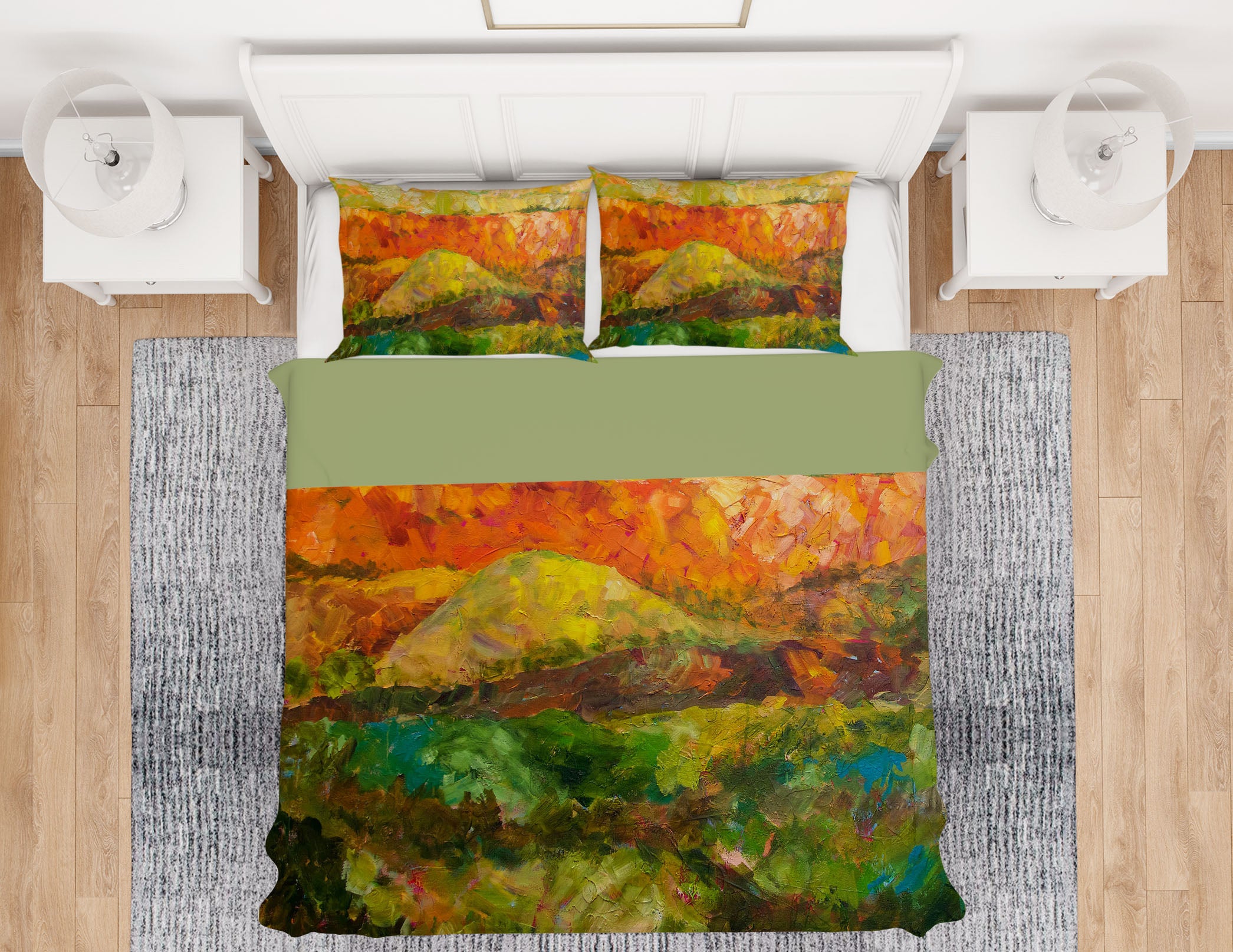 3D Valley Forest 122 Allan P. Friedlander Bedding Bed Pillowcases Quilt