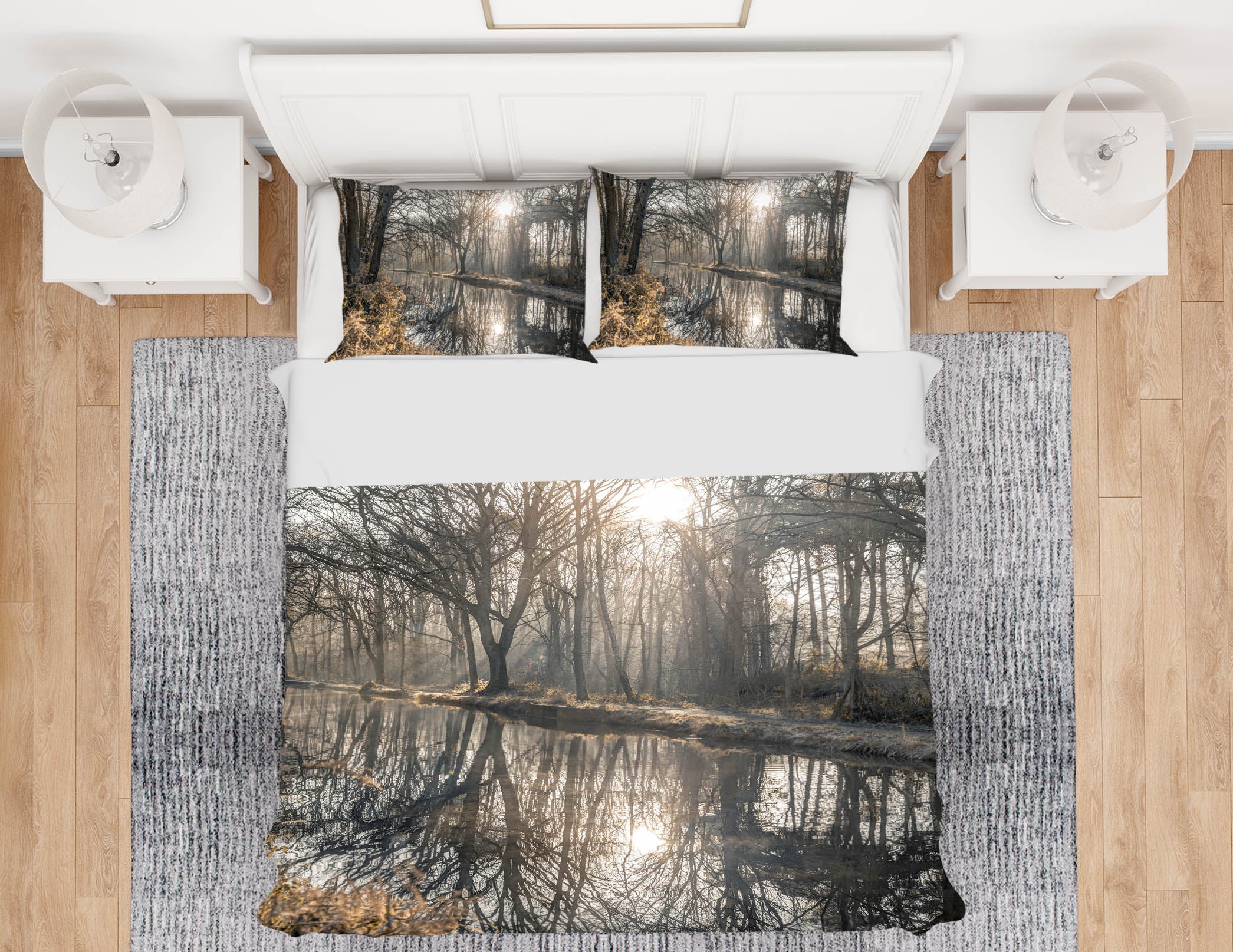 3D Woods Sunshine 85127 Assaf Frank Bedding Bed Pillowcases Quilt