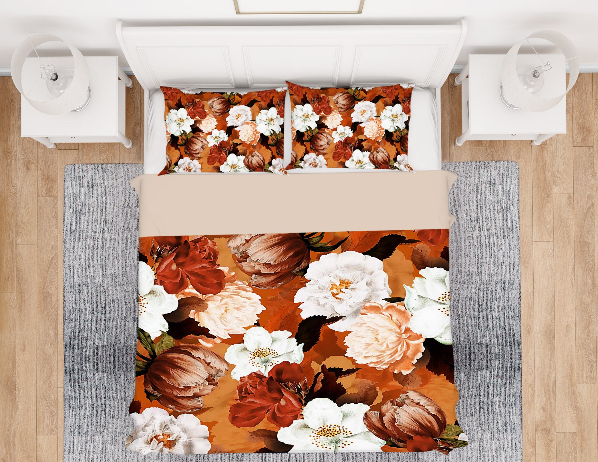 3D Pink Peony Blossom 137 Uta Naumann Bedding Bed Pillowcases Quilt