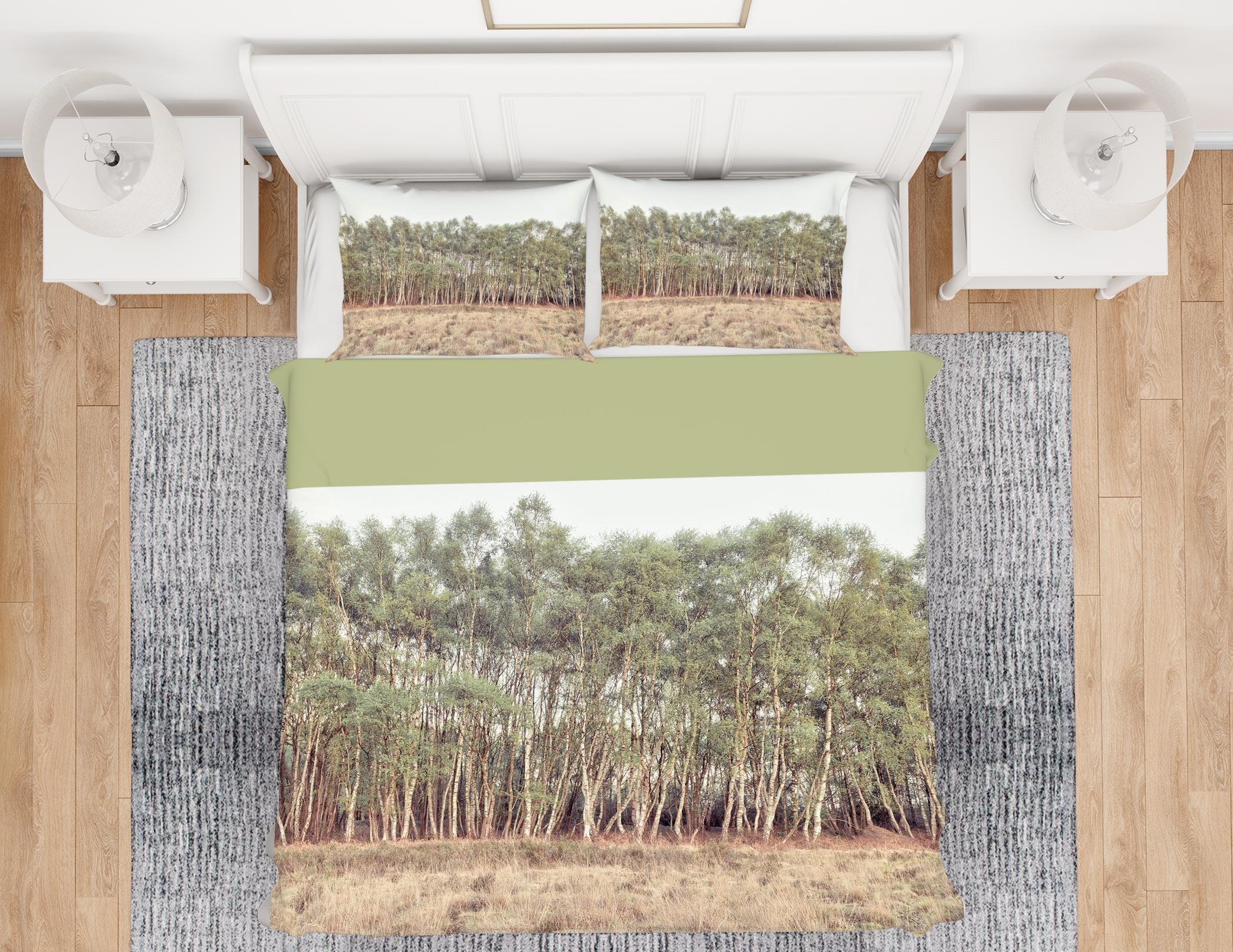 3D Forest Grass 1056 Assaf Frank Bedding Bed Pillowcases Quilt