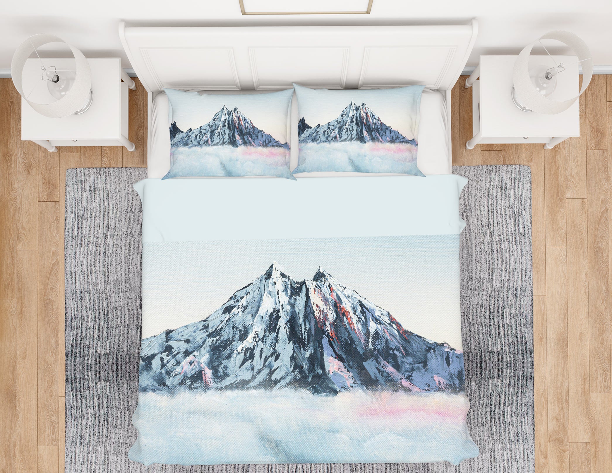 3D Mountain Scenery 018 Marina Zotova Bedding Bed Pillowcases Quilt Cover Duvet Cover
