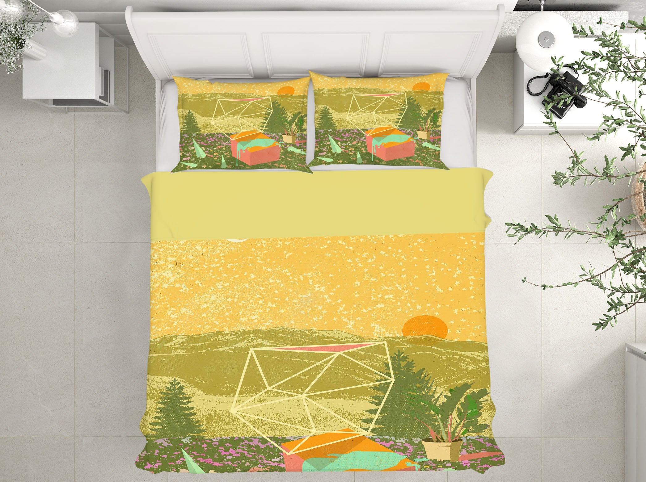 3D Dusk Grassland 2105 Showdeer Bedding Bed Pillowcases Quilt