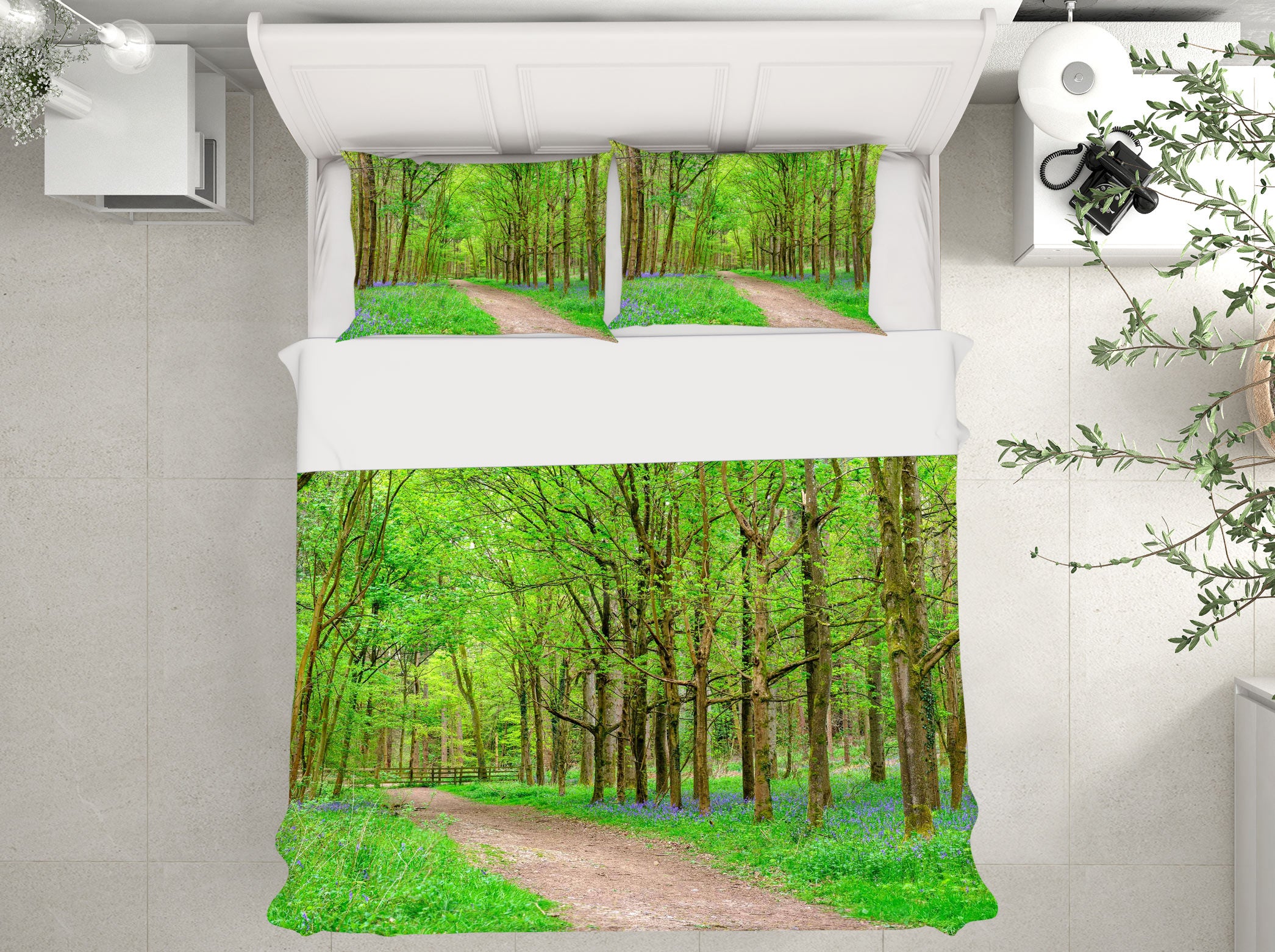 3D Green Grass Path 6996 Assaf Frank Bedding Bed Pillowcases Quilt Cover Duvet Cover