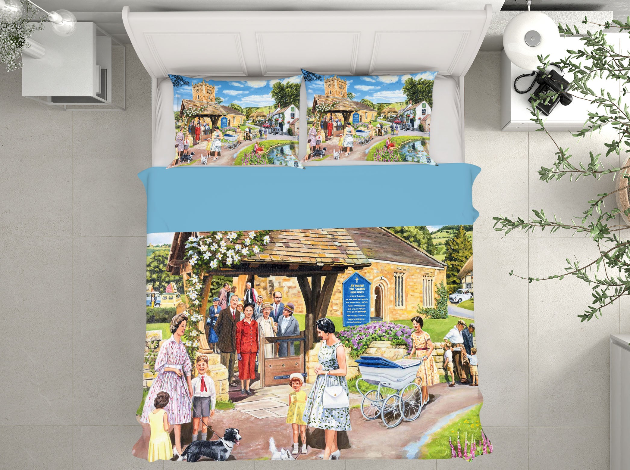 3D Sunday Service 2055 Trevor Mitchell bedding Bed Pillowcases Quilt