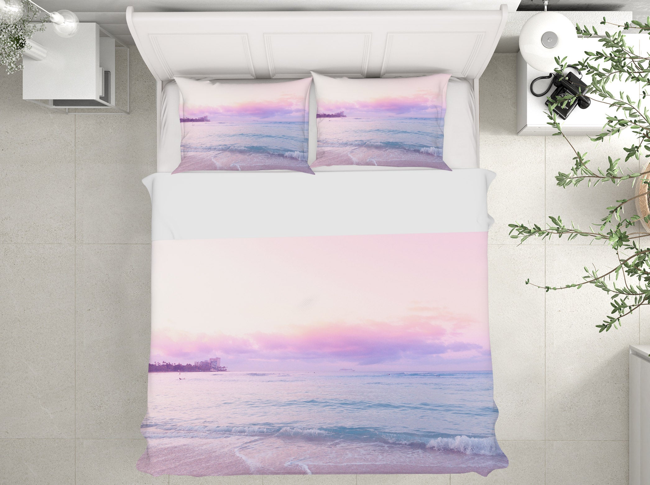 3D Pink Sky 2013 Noirblanc777 Bedding Bed Pillowcases Quilt