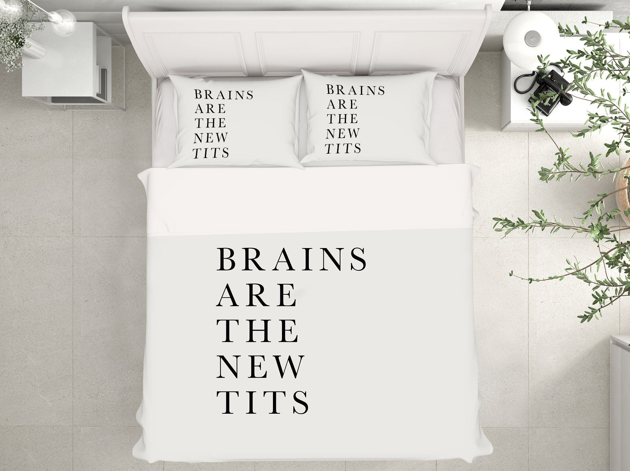 3D Black Words 120 Boris Draschoff Bedding Bed Pillowcases Quilt