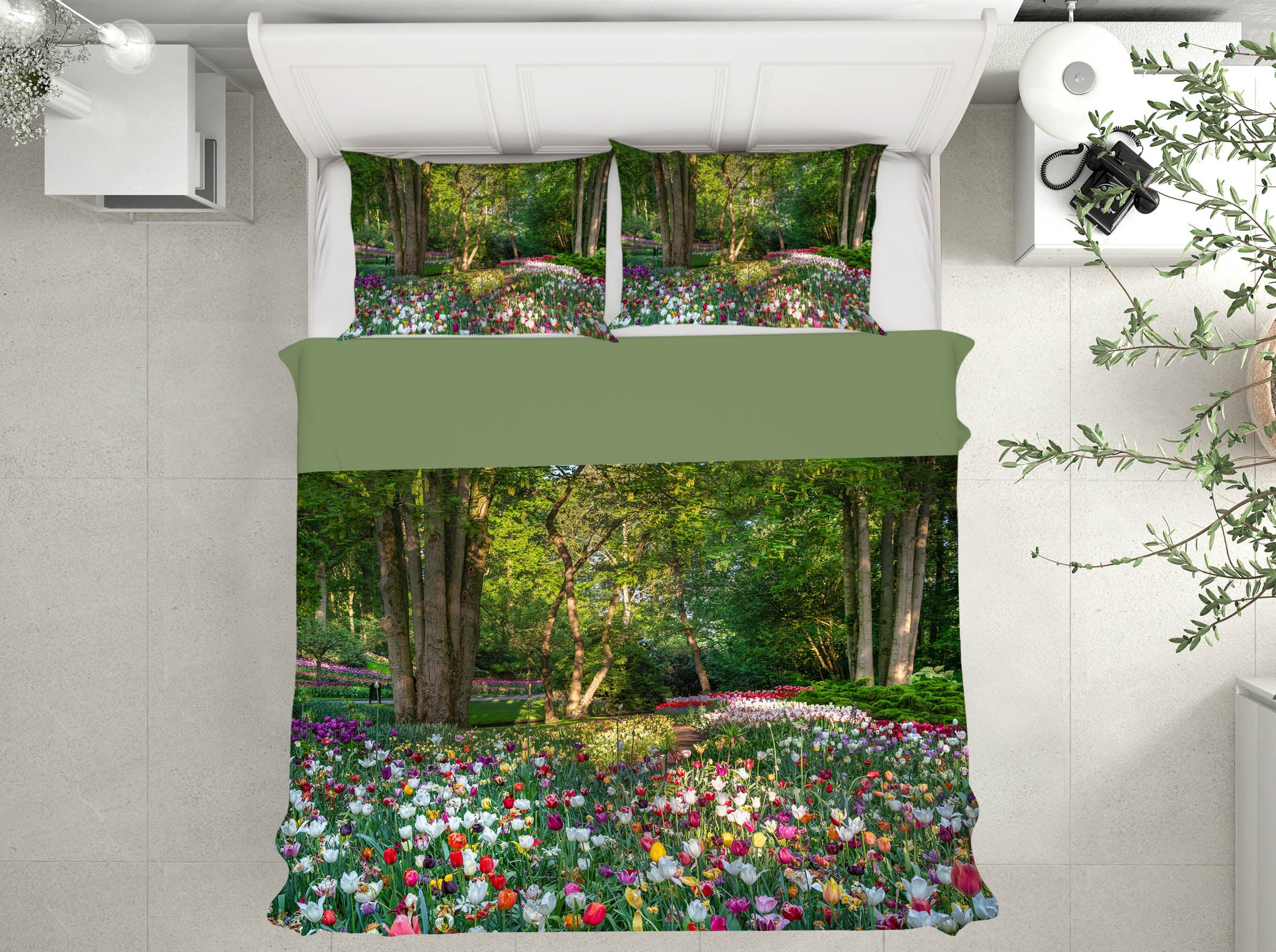 3D Color Flower Field 130 Marco Carmassi Bedding Bed Pillowcases Quilt