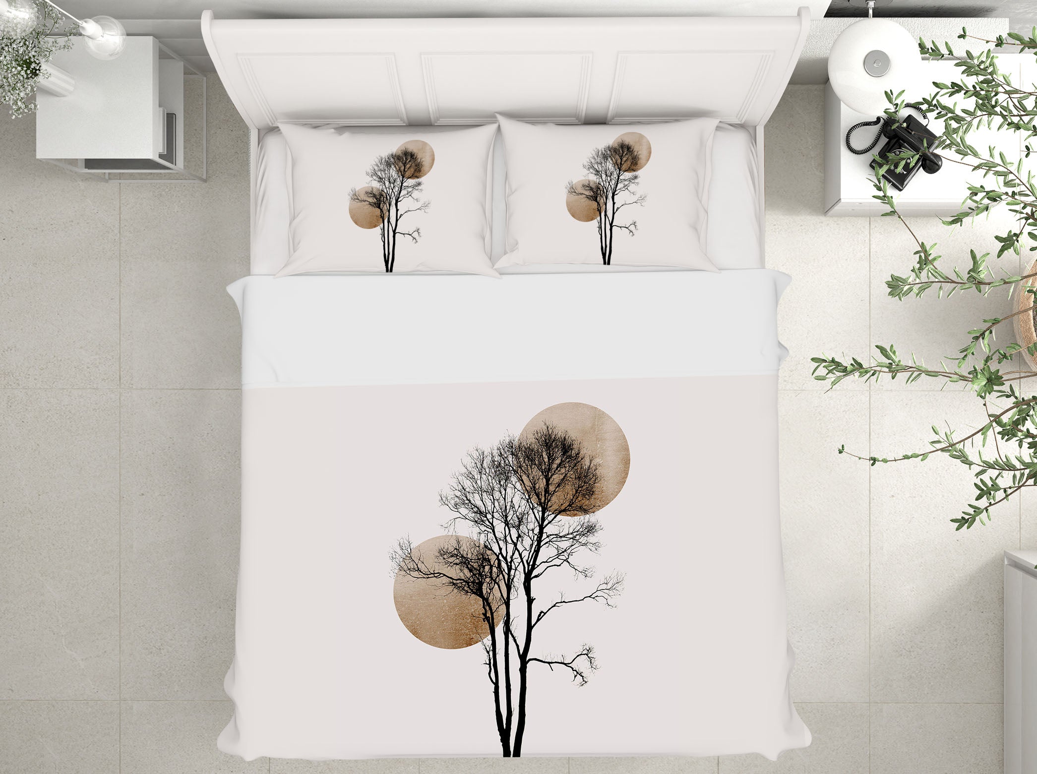 3D Moon Tree Pattern 214 Boris Draschoff Bedding Bed Pillowcases Quilt