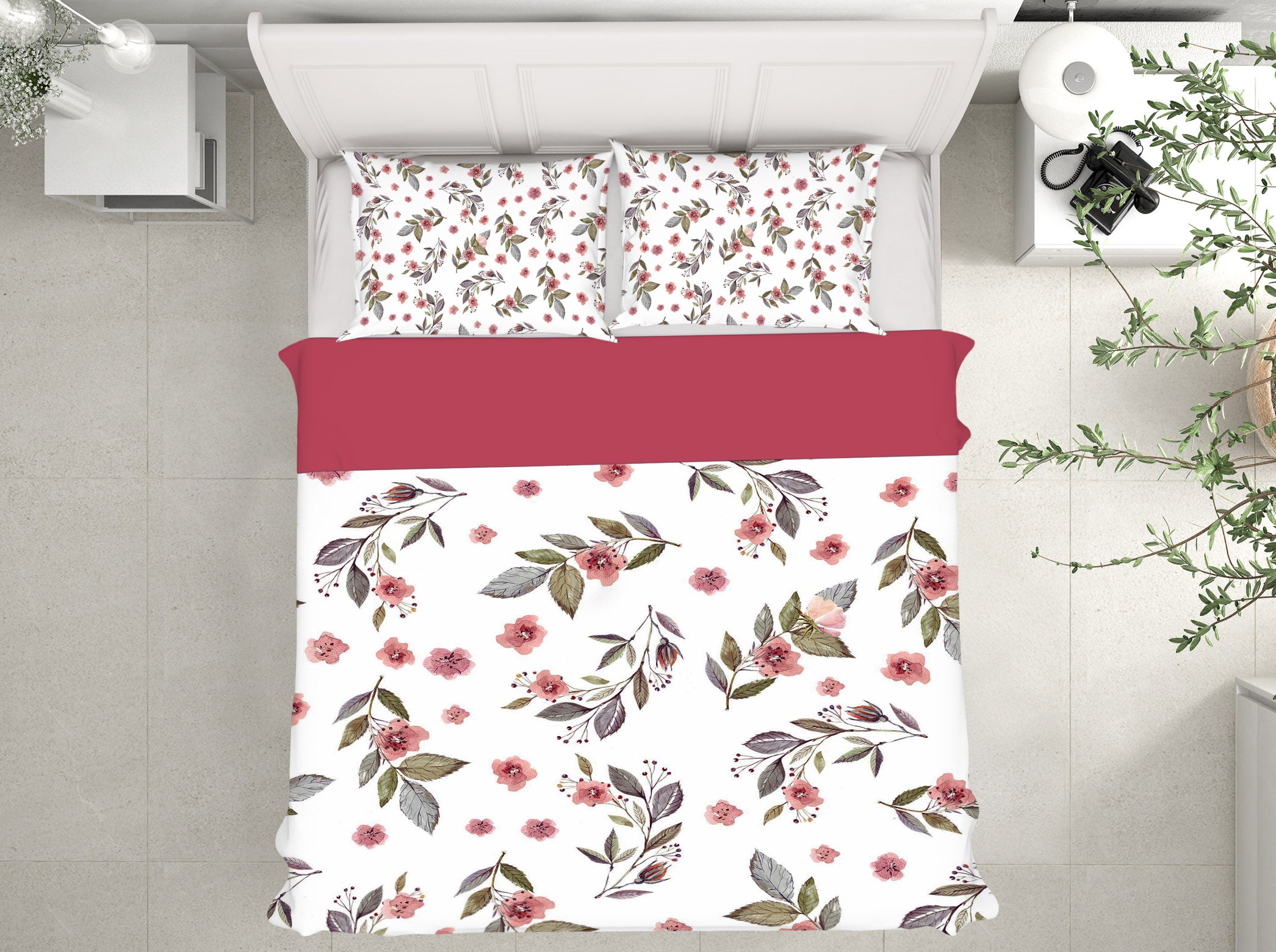 3D Safflower Pattern 231 Uta Naumann Bedding Bed Pillowcases Quilt