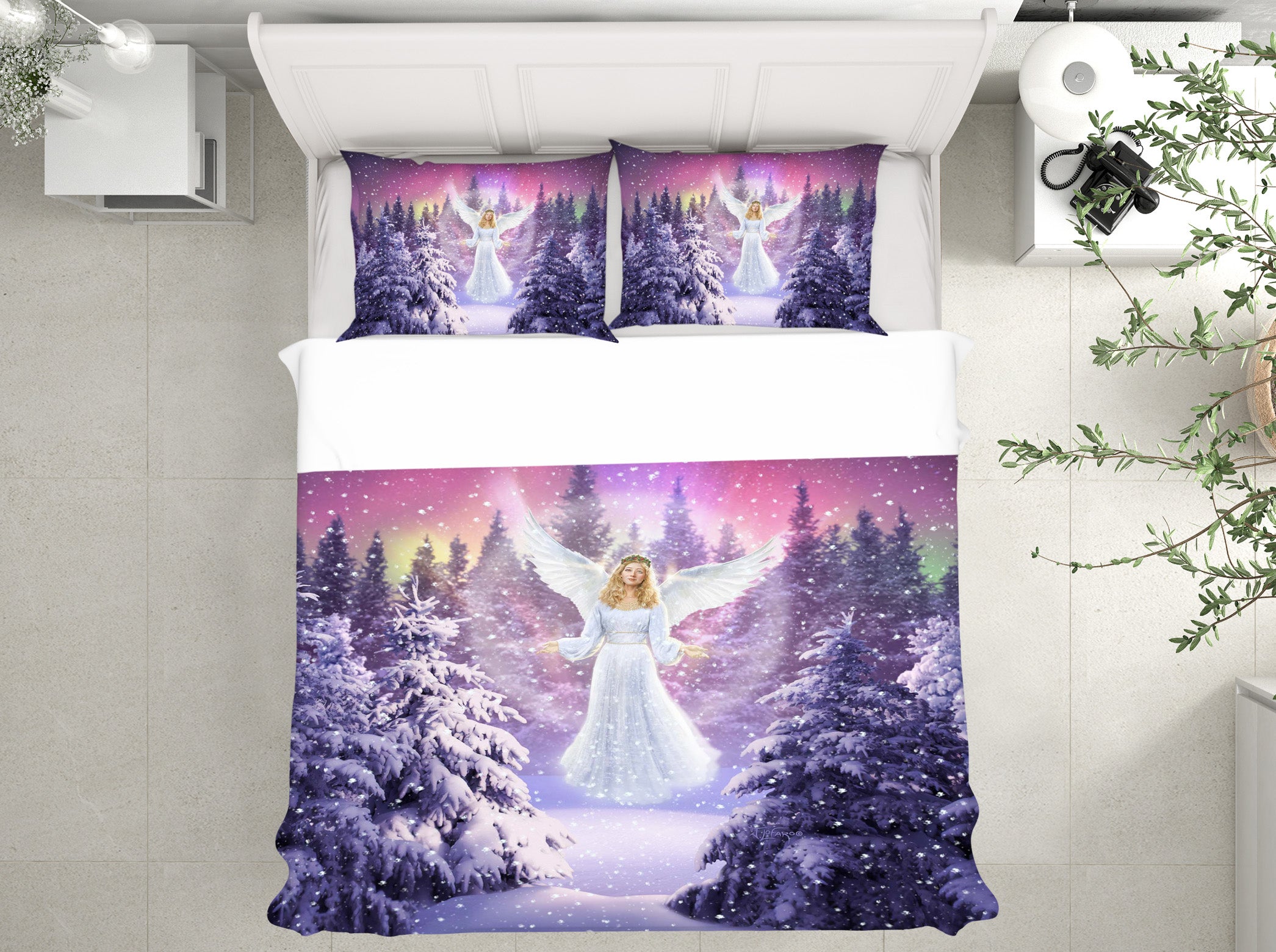 3D Snow Angel 2132 Jerry LoFaro bedding Bed Pillowcases Quilt