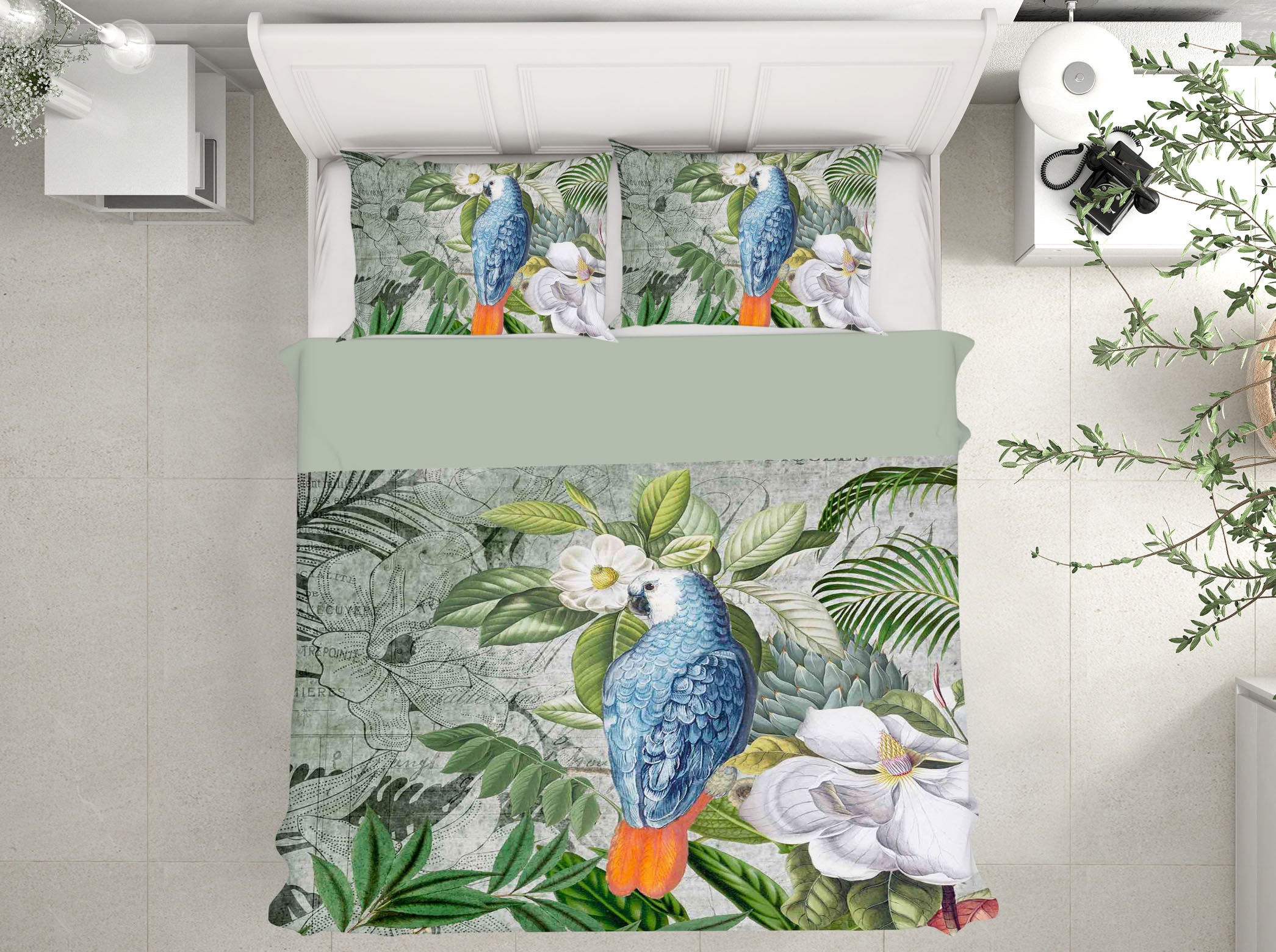 3D Kingdom Of Birds 2134 Andrea haase Bedding Bed Pillowcases Quilt