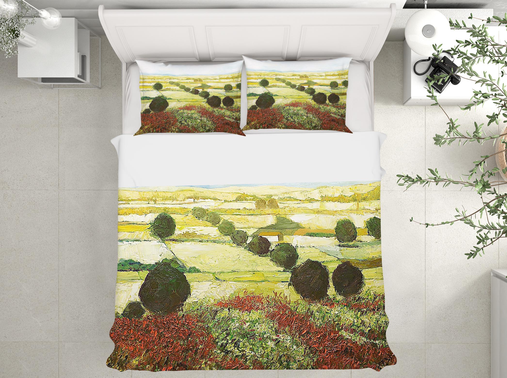 3D Wildflower Valley 2109 Allan P. Friedlander Bedding Bed Pillowcases Quilt