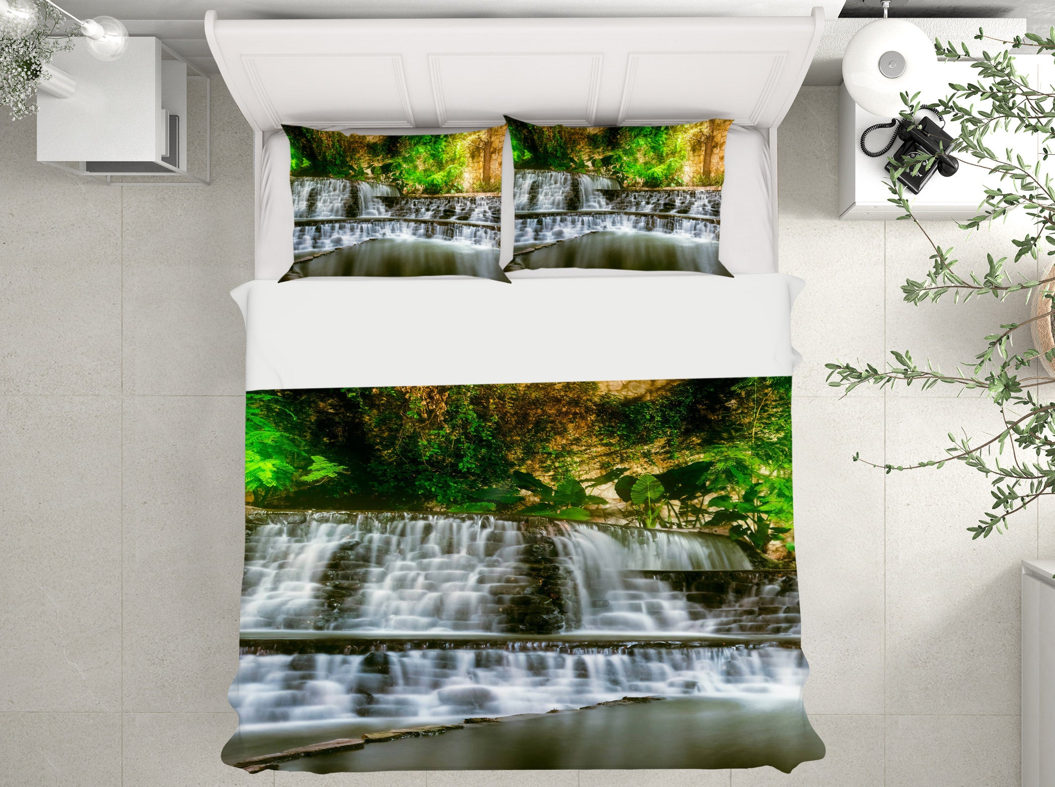 3D Fall Grotto 8554 Beth Sheridan Bedding Bed Pillowcases Quilt