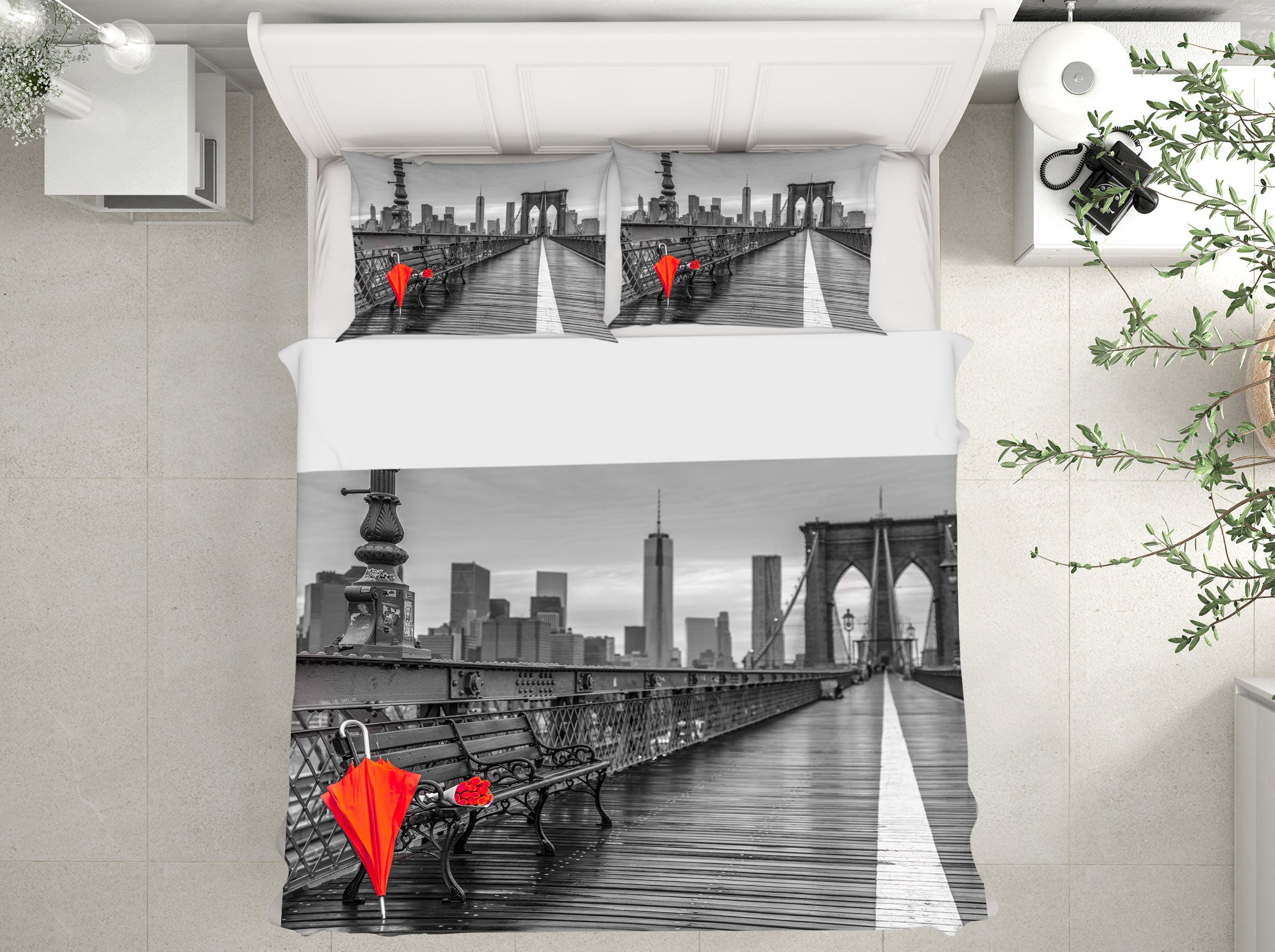 3D Bridge Chair 1014 Assaf Frank Bedding Bed Pillowcases Quilt