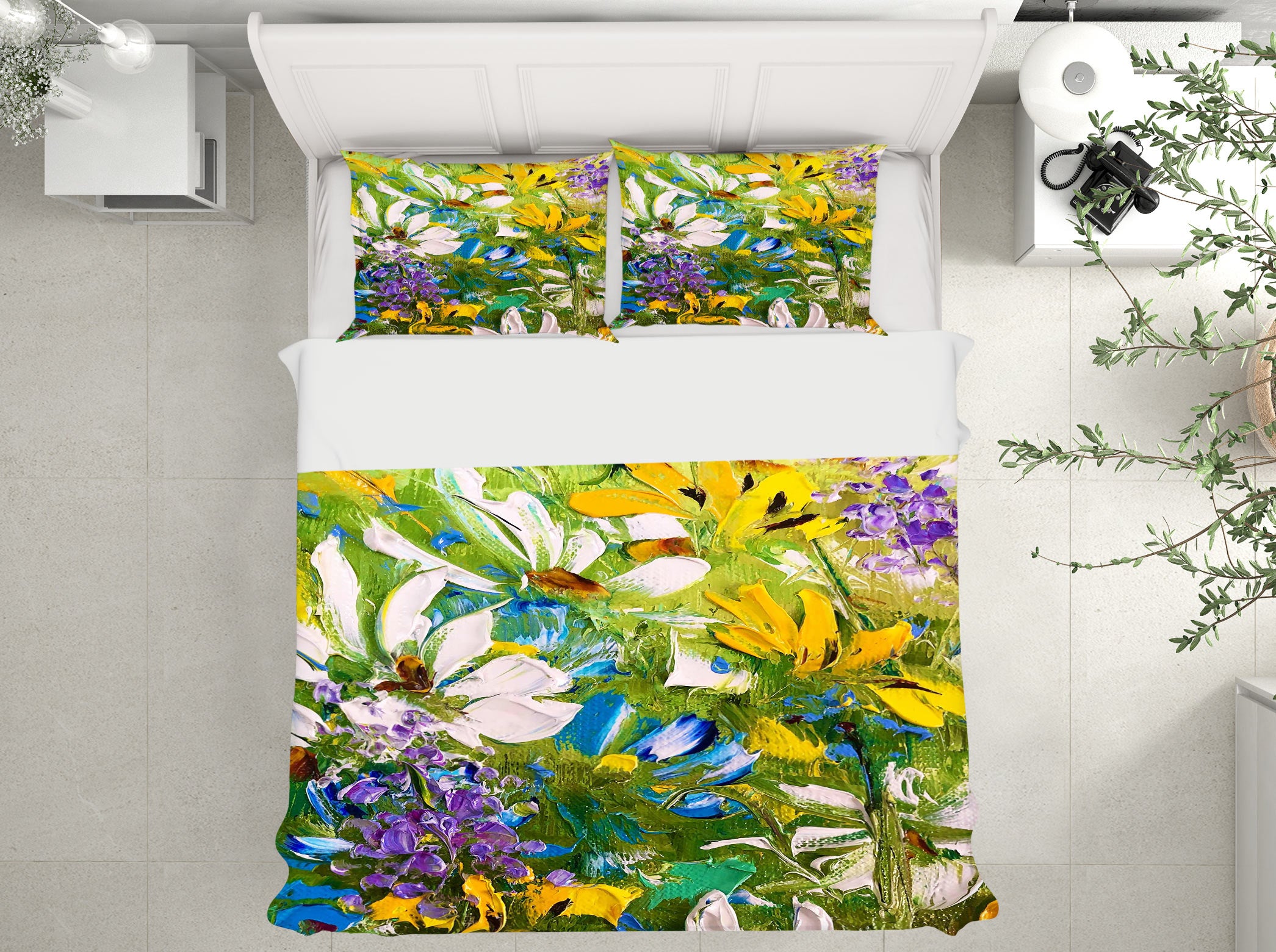 3D Yellow Flower 446 Skromova Marina Bedding Bed Pillowcases Quilt