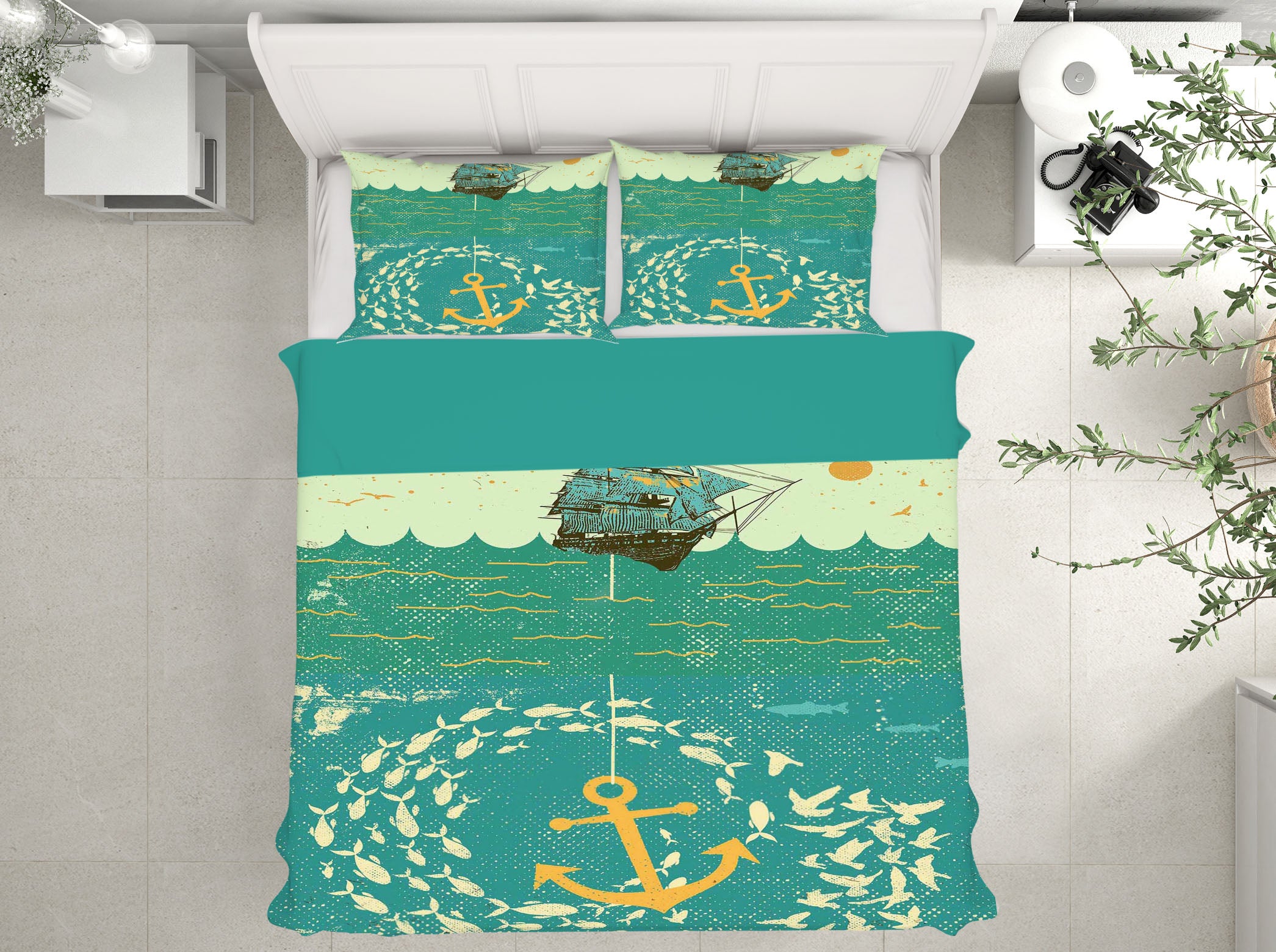 3D School Of Fish 2106 Showdeer Bedding Bed Pillowcases Quilt