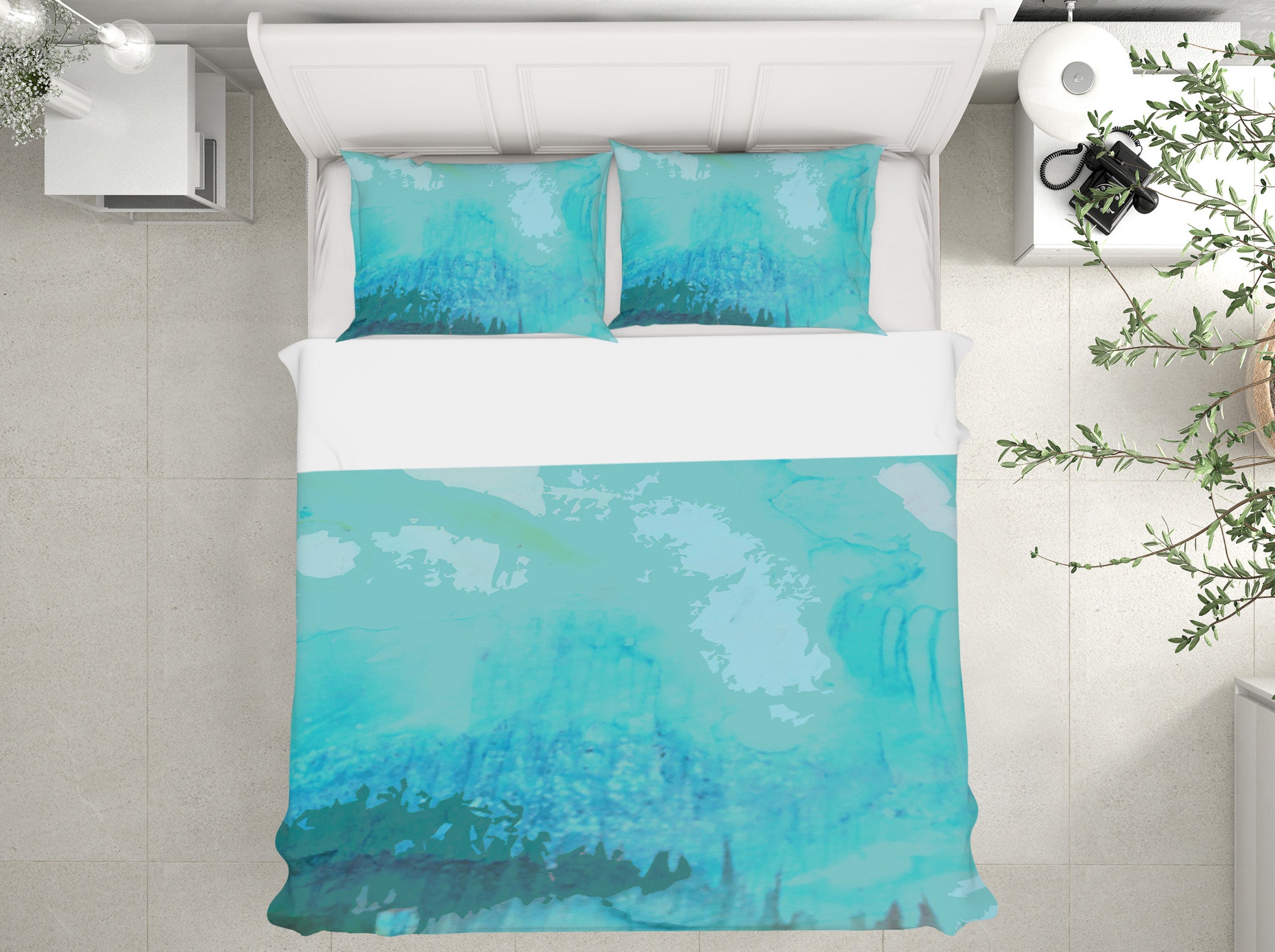 3D Blue Calm 70185 Shandra Smith Bedding Bed Pillowcases Quilt