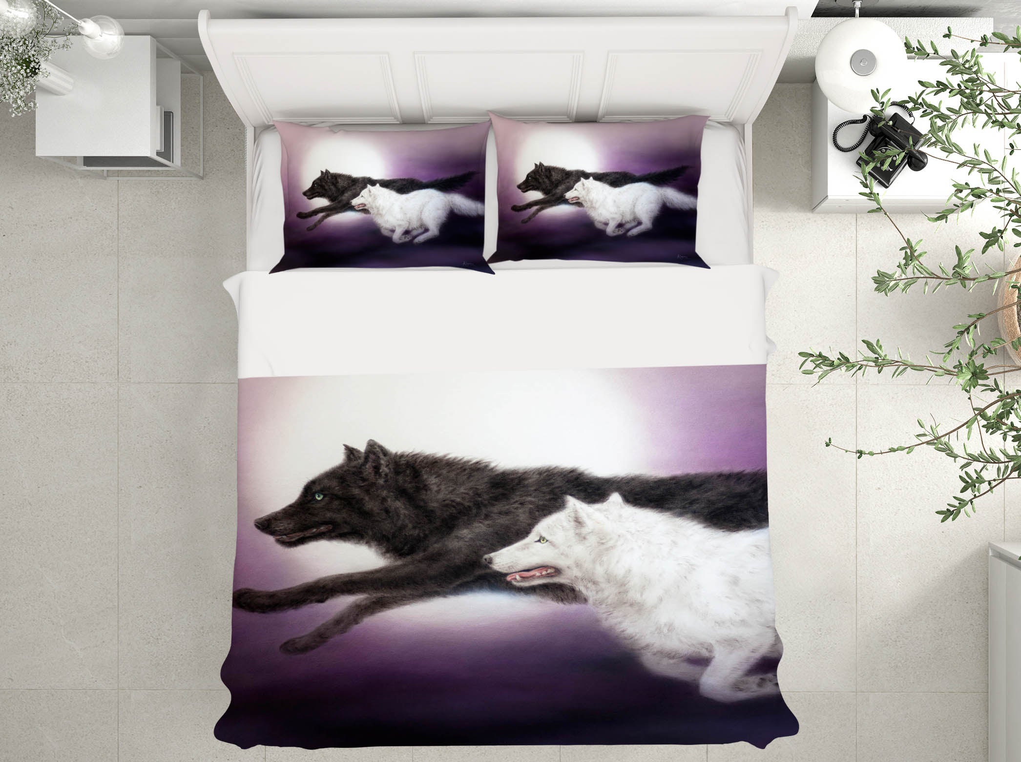 3D Wolf Race 5942 Kayomi Harai Bedding Bed Pillowcases Quilt Cover Duvet Cover